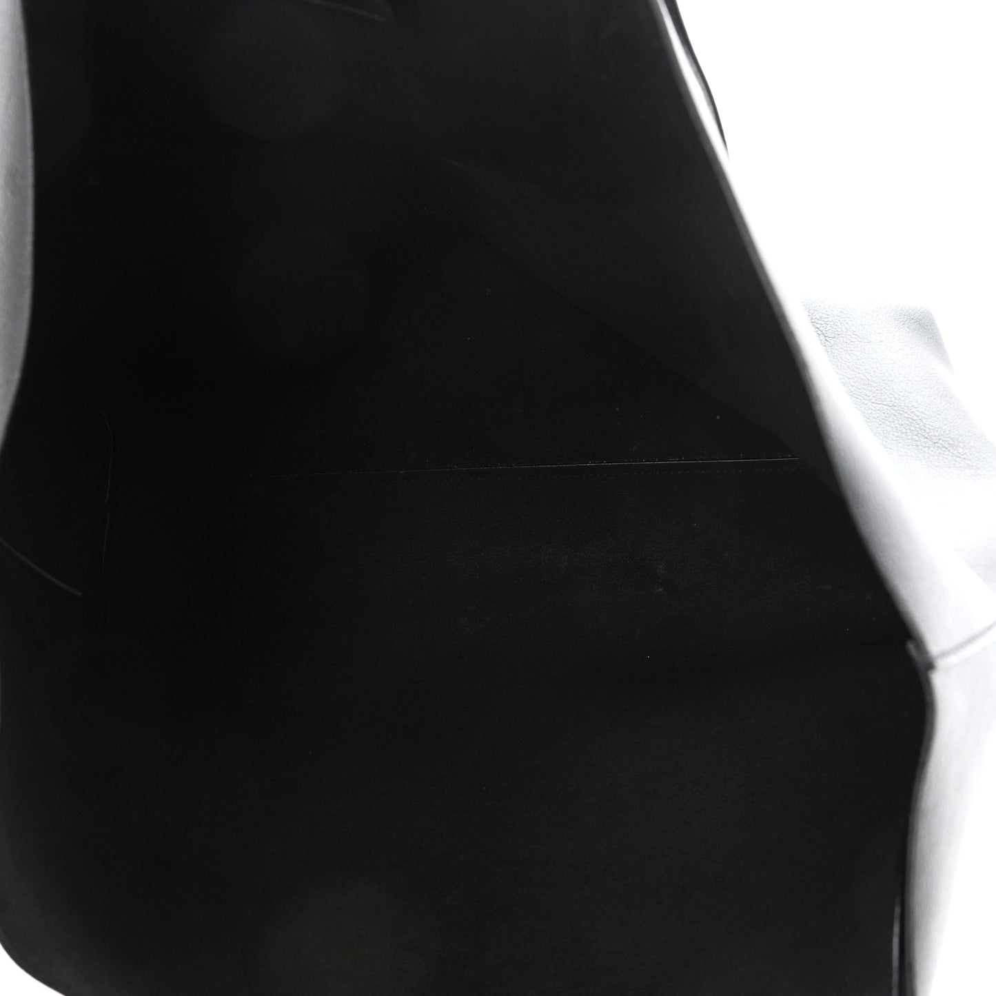Calfskin Large Shopping Tote Black