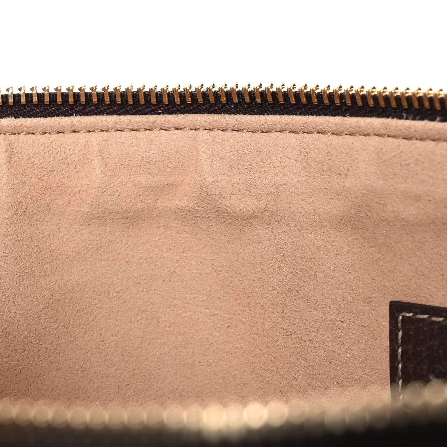 Gucci GG Supreme Monogram Large Ophidia Pouch Clutch Brown 9 of 10