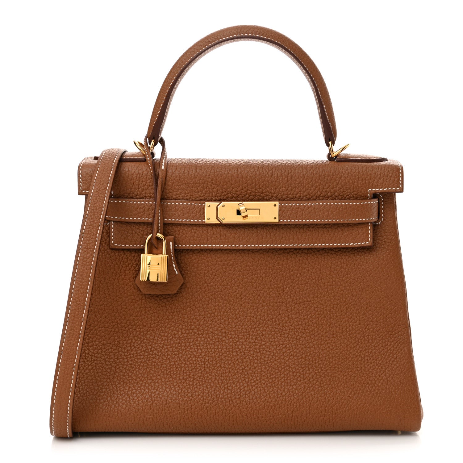 Hermes Togo Kelly Retourne 28 Gold 1 of 12