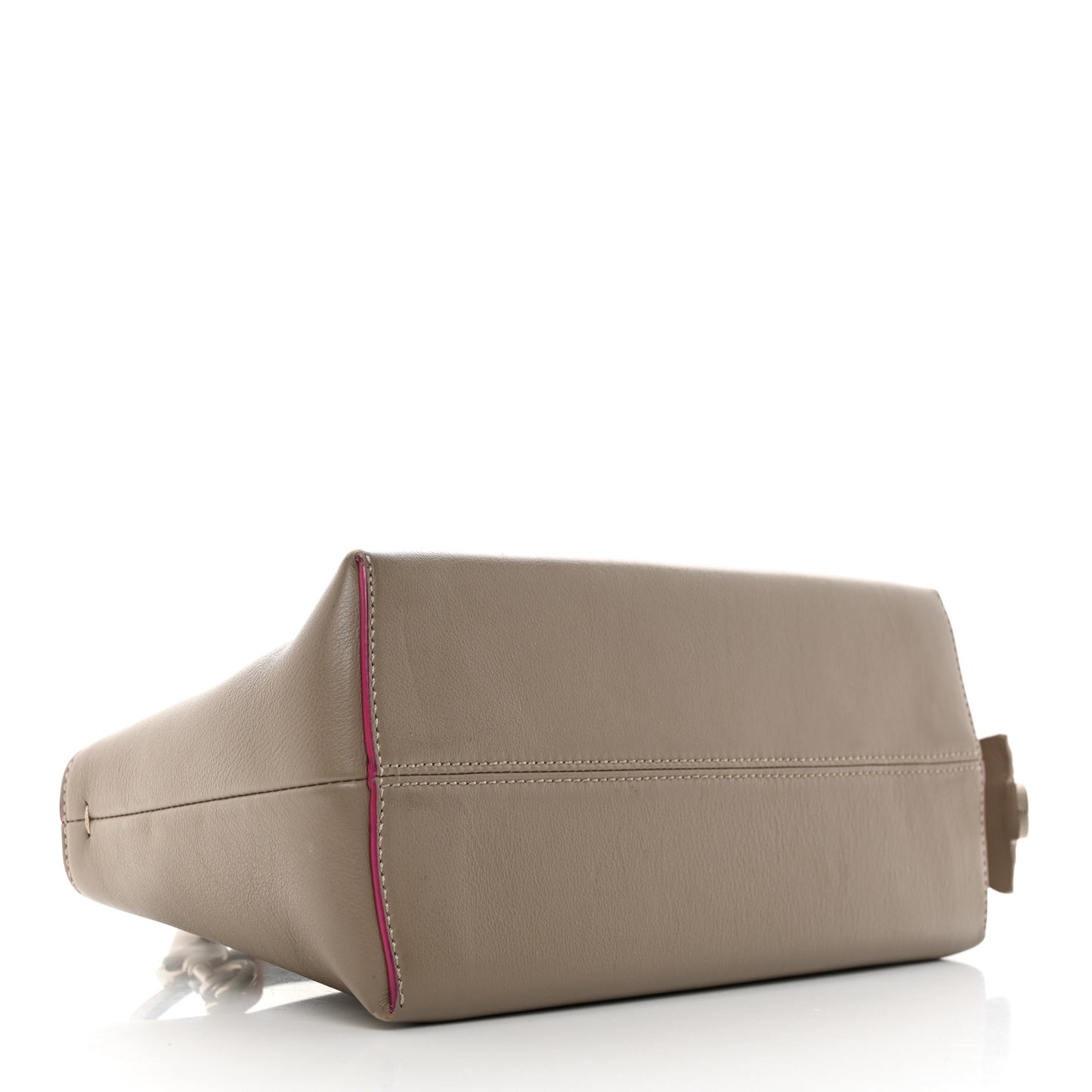 Vitello Dolce Croc Tail Medium By The Way Boston Bag Tortora Orange Pink