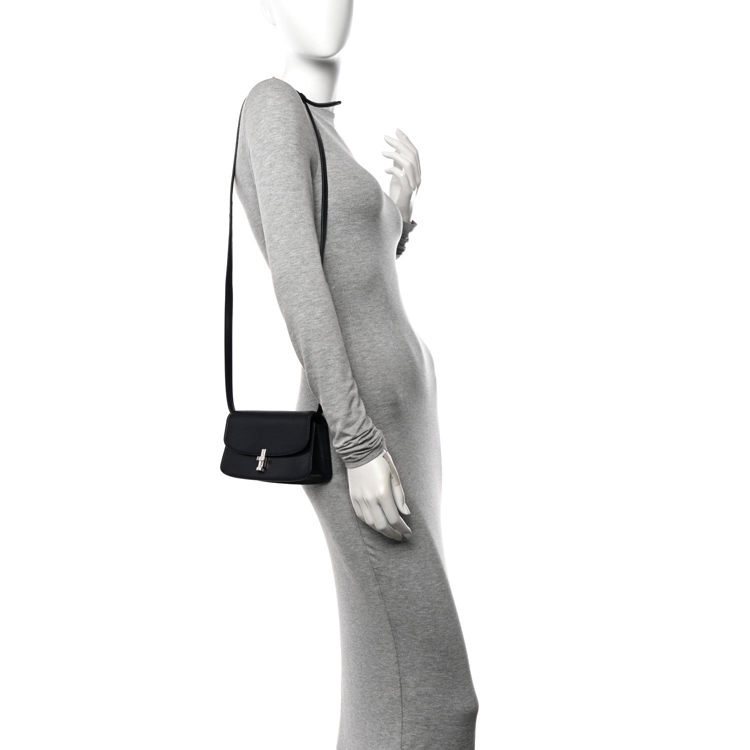 The Row Smooth Calfskin The Sofia E/W Crossbody Navy 2 of 9