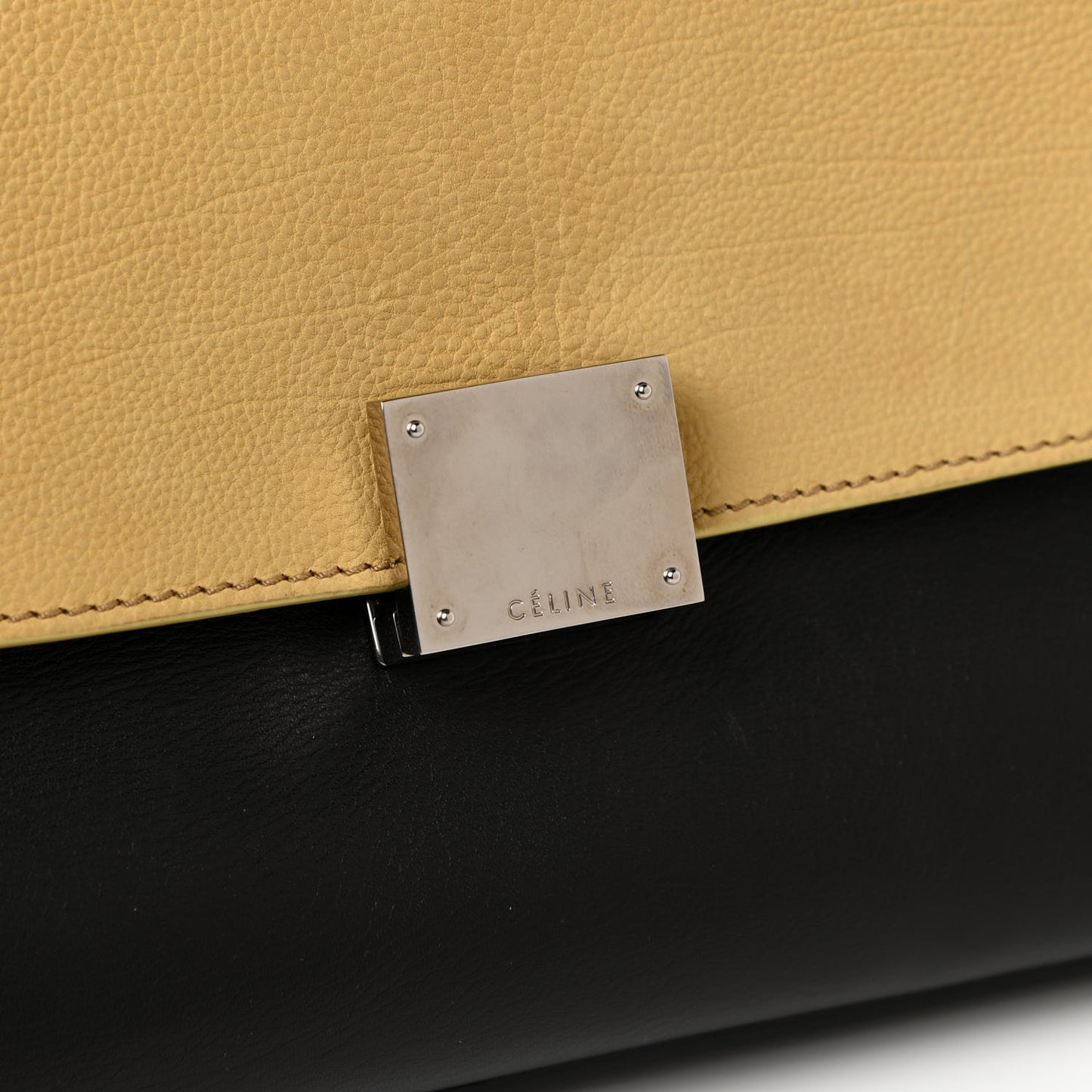 Velluto Calfskin Medium Tri-Color Trapeze
