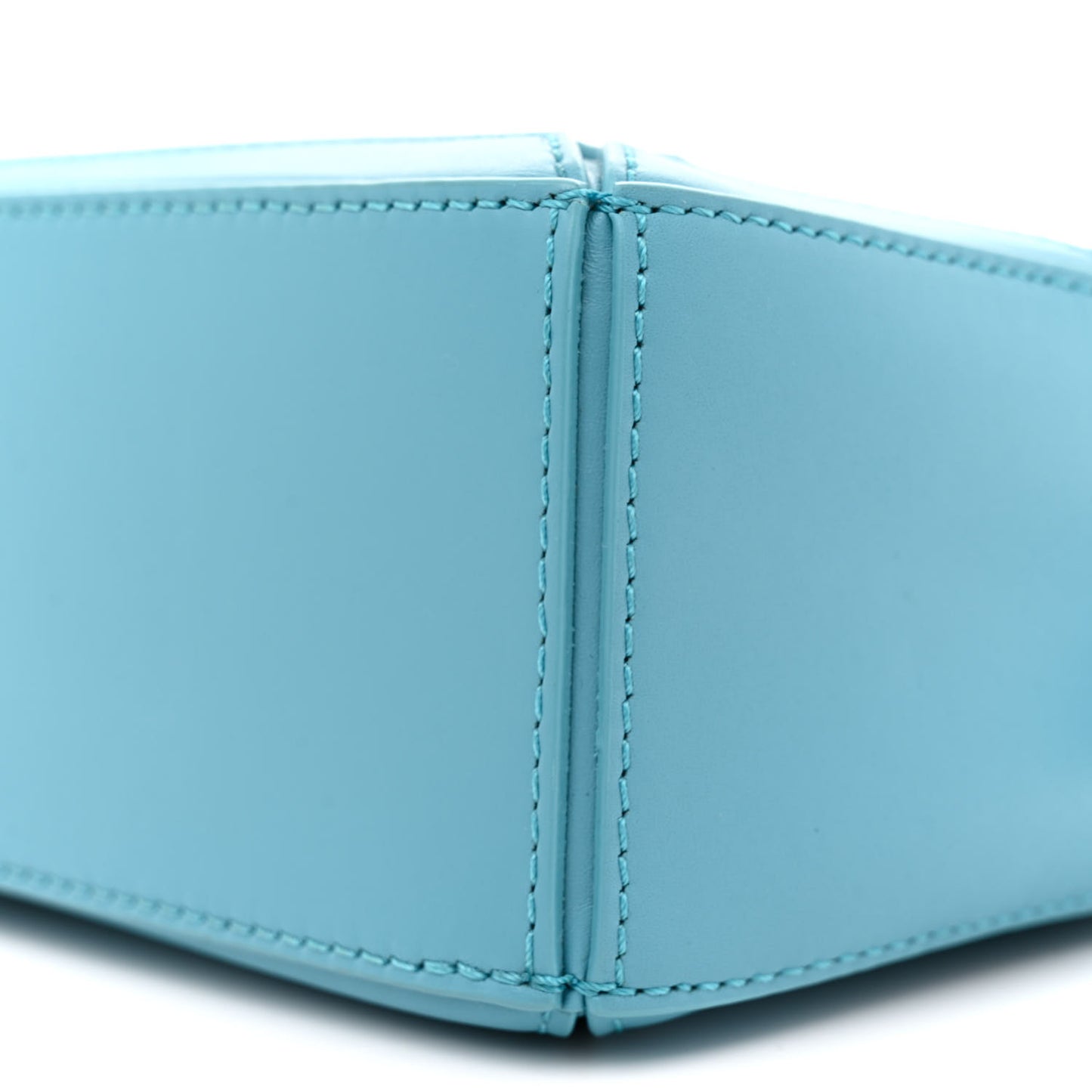 X HOWLS MOVING CASTLE Satin Calfskin Mini Heen Puzzle Bag Light Blue