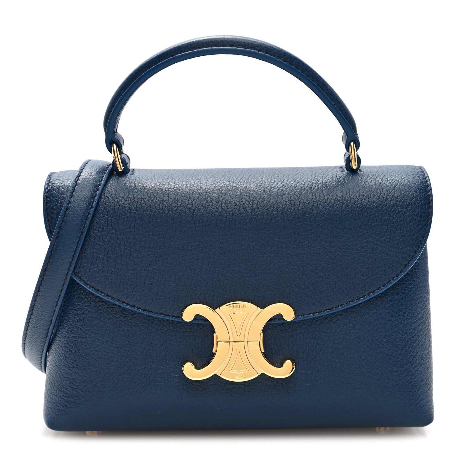 Celine Supple Grained Calfskin Teen Nino Teal Blue 1878310