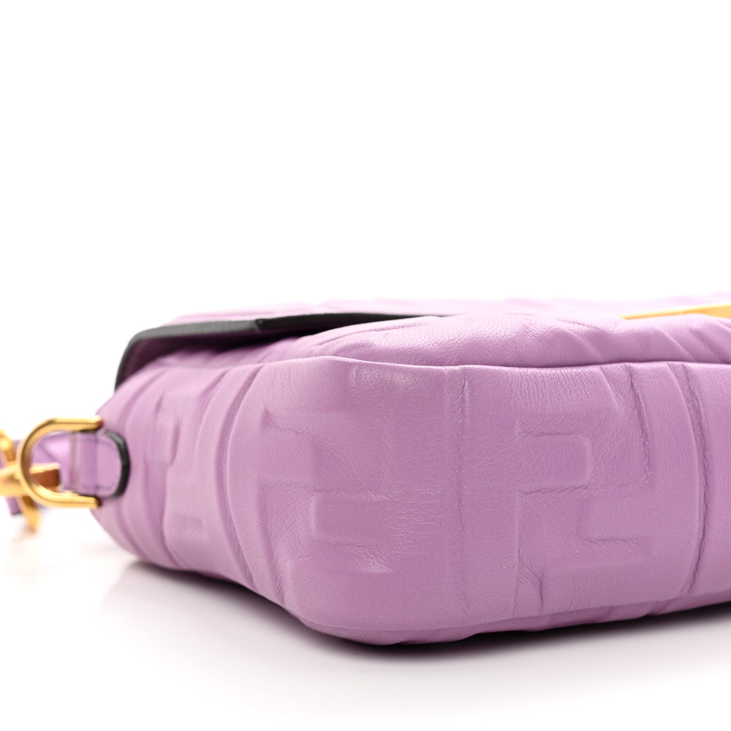 Fendi Nappa FF 1974 Embossed Baguette Agapanto 7 of 8