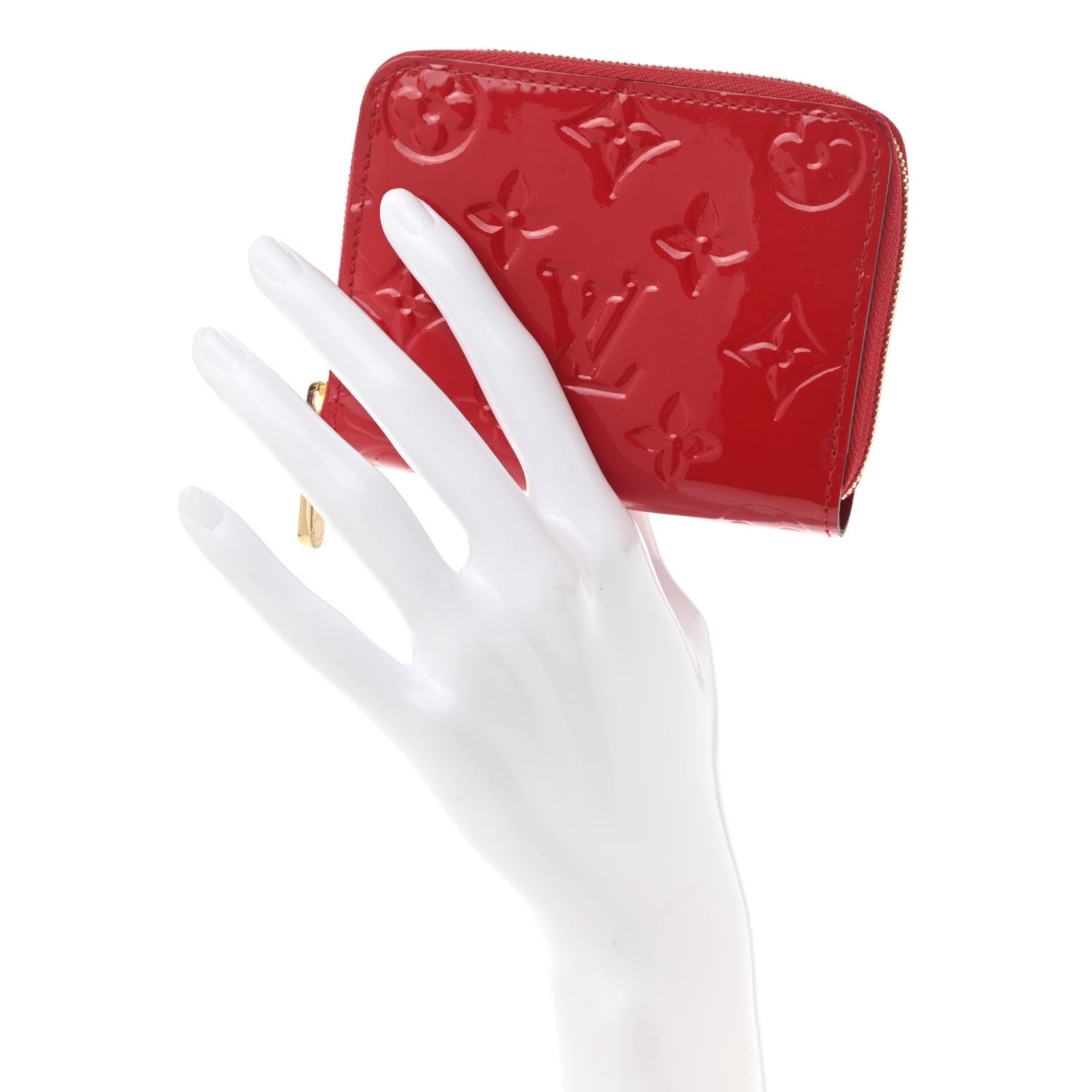 Louis Vuitton Vernis Zippy Coin Purse Cherry 3 of 8