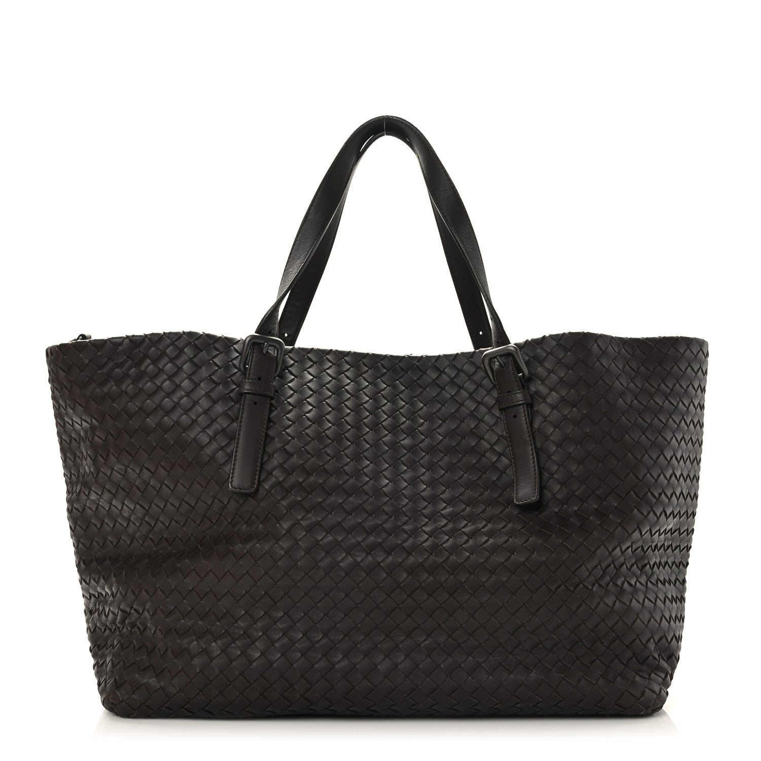 Bottega Veneta Nappa Intrecciato Large Seamless Tote Ebano 1 of 10