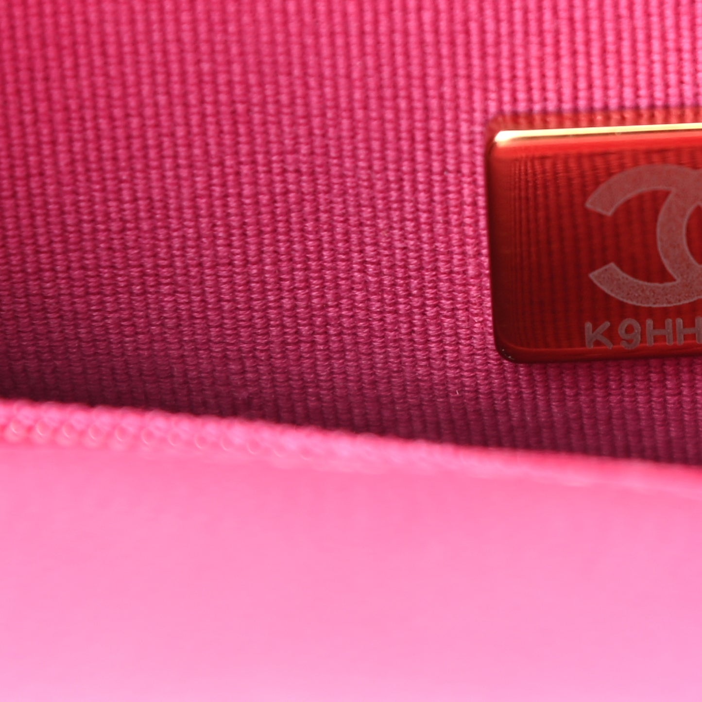 Caviar Quilted Small Twist Your Buttons Flap Fuchsia