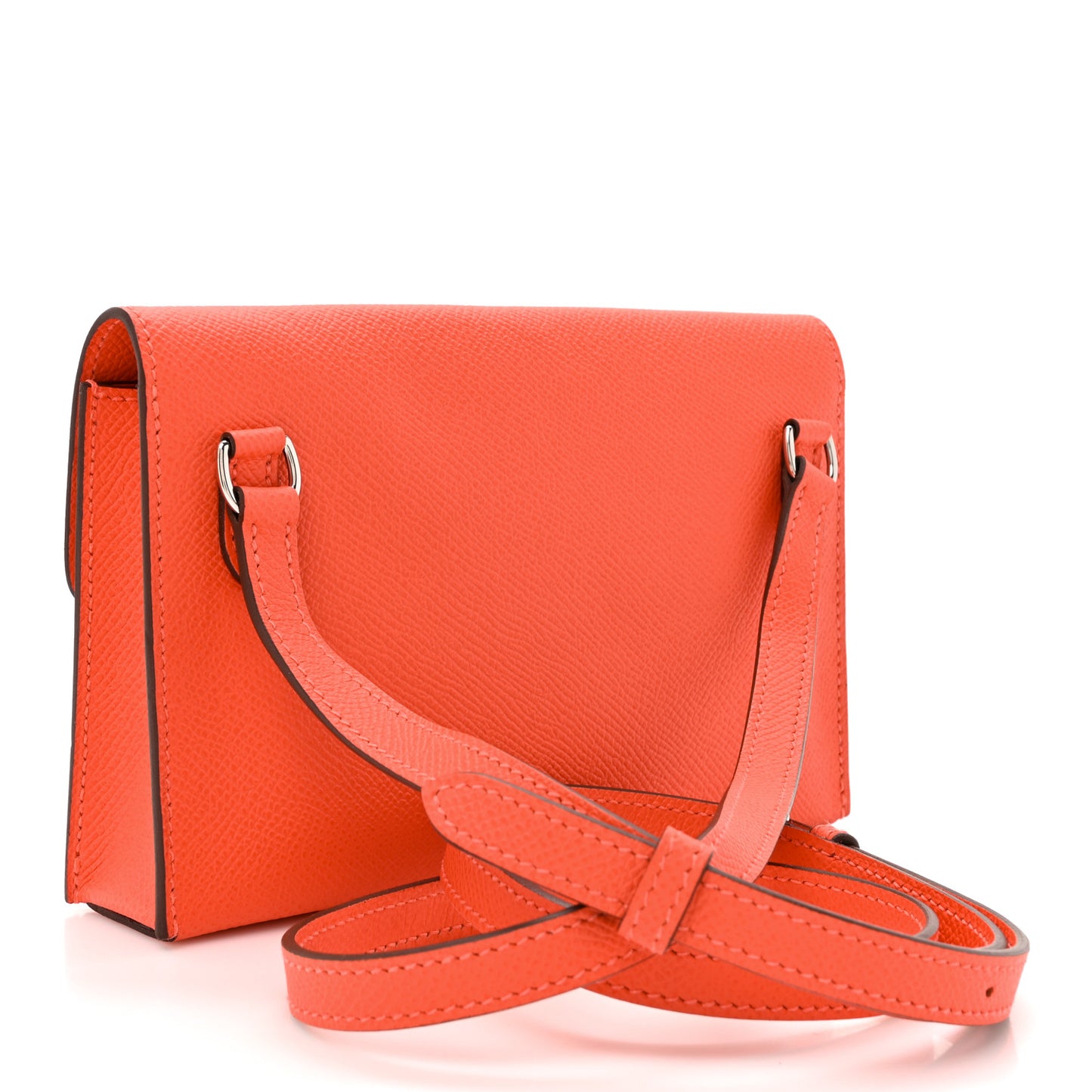 Epsom Hermesnap Wallet Orange Poppy