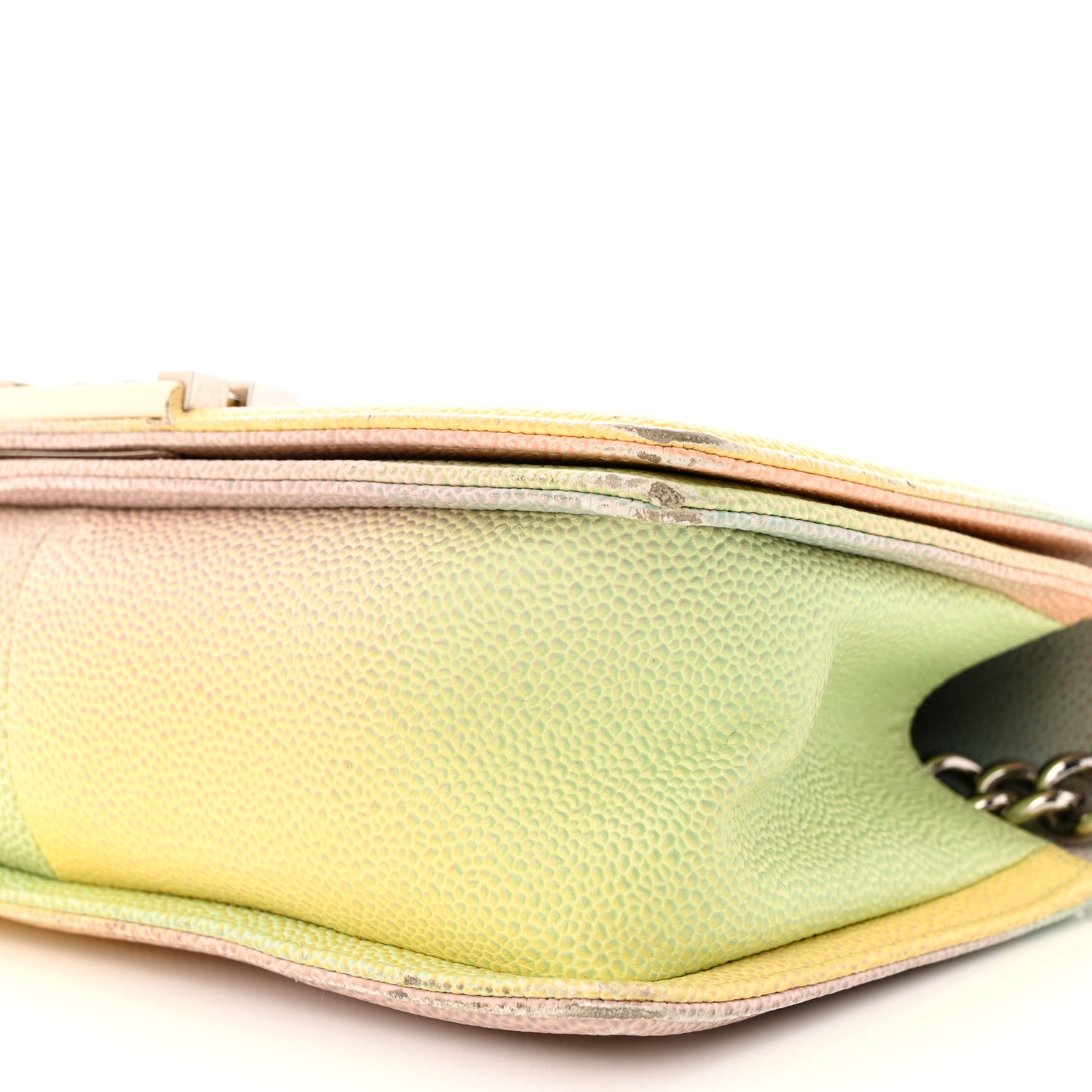 Caviar Quilted Medium Cuba Rainbow Boy Flap Multicolor