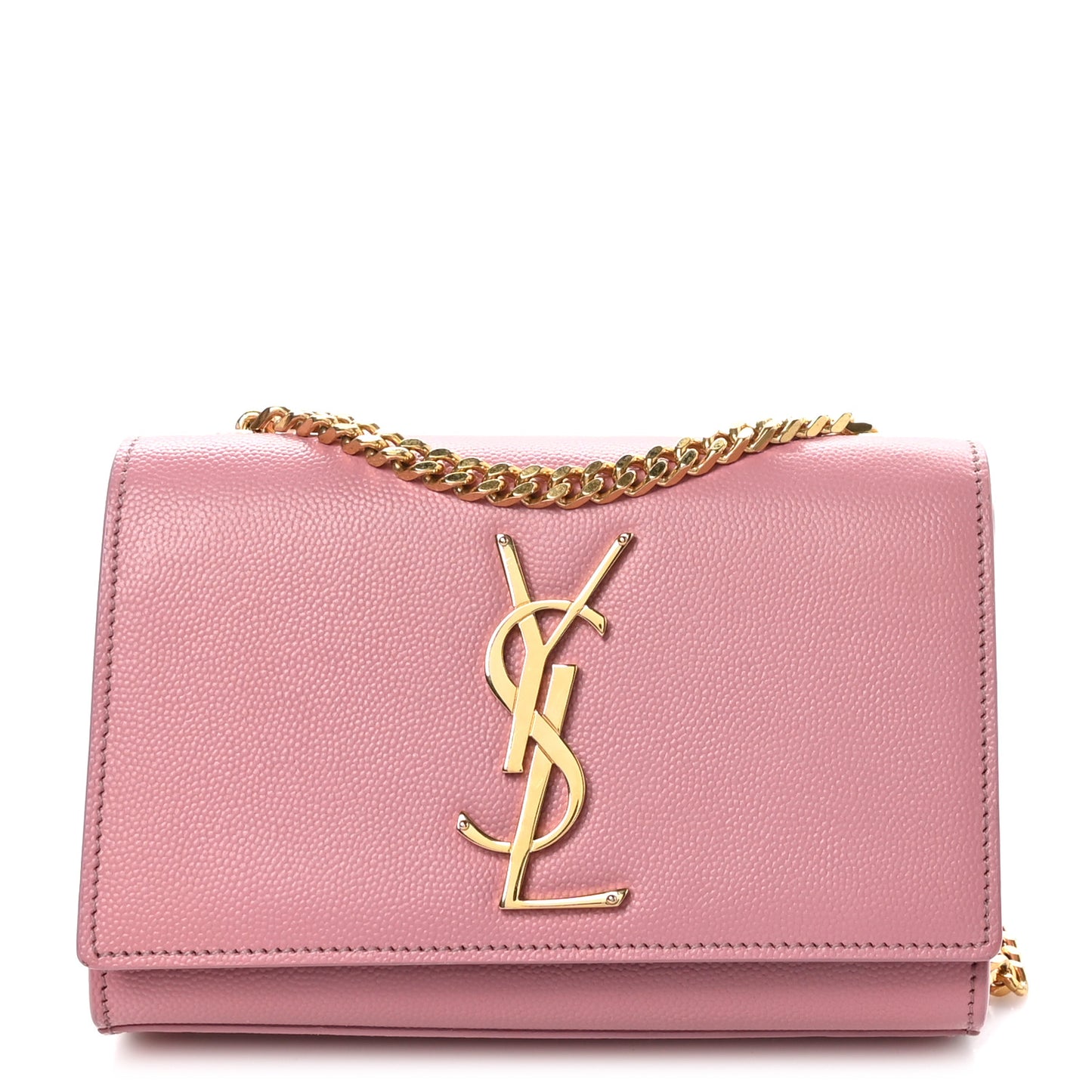 Grain De Poudre Small Classic Monogram Kate Satchel Old Rose