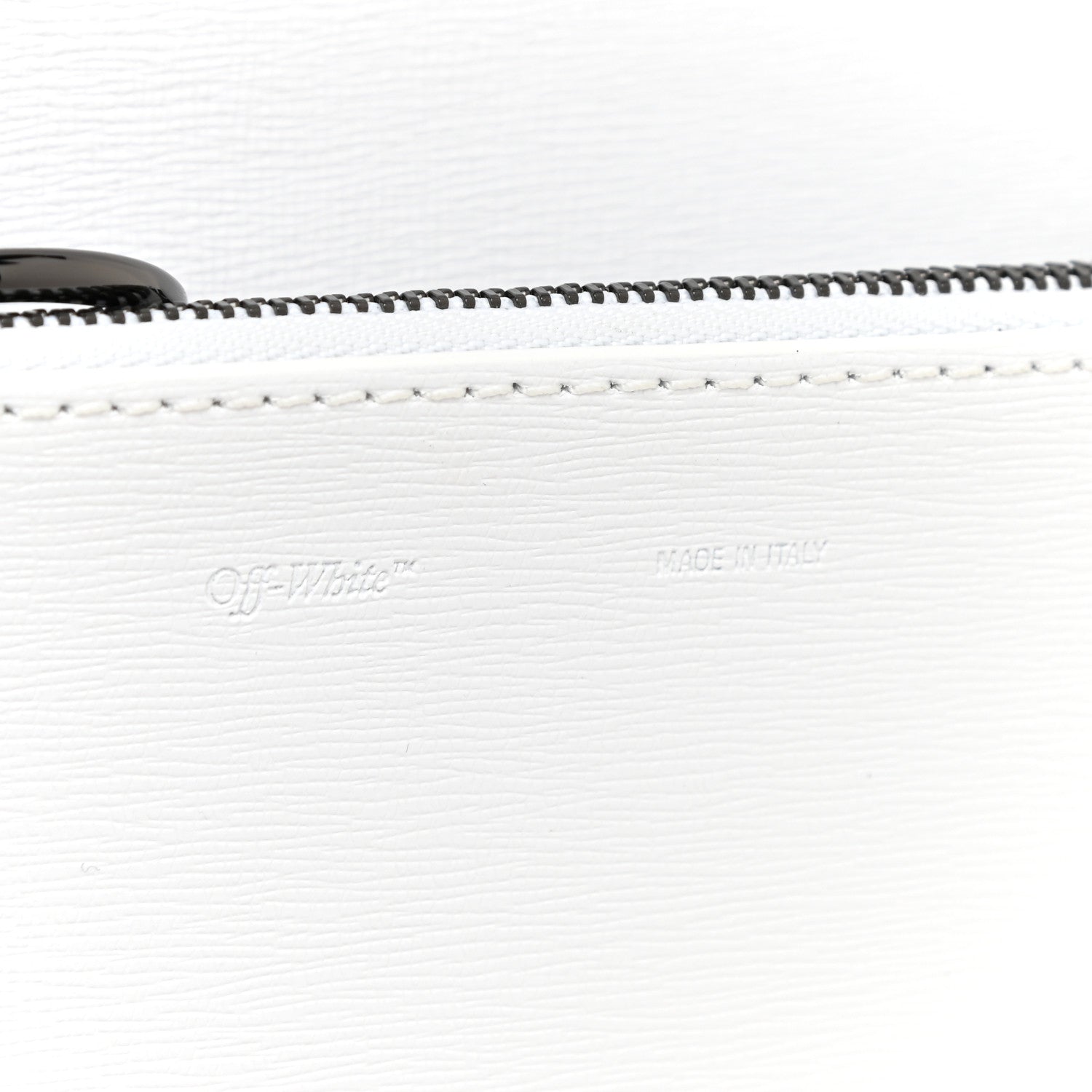 Off-White Saffiano Flap Shoulder Bag White 8 of 17