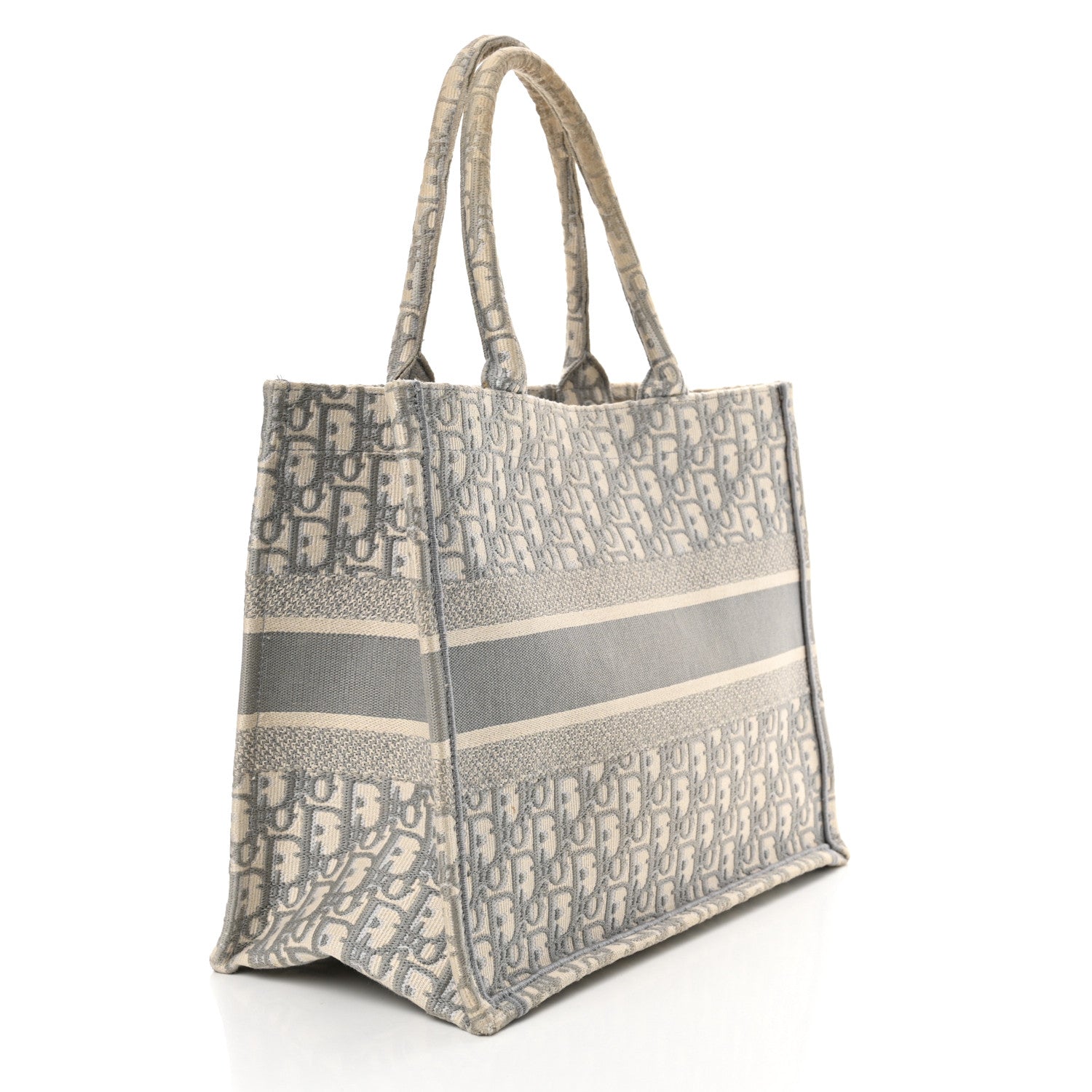 Christian Dior Oblique Medium Book Tote Grey 3 of 18