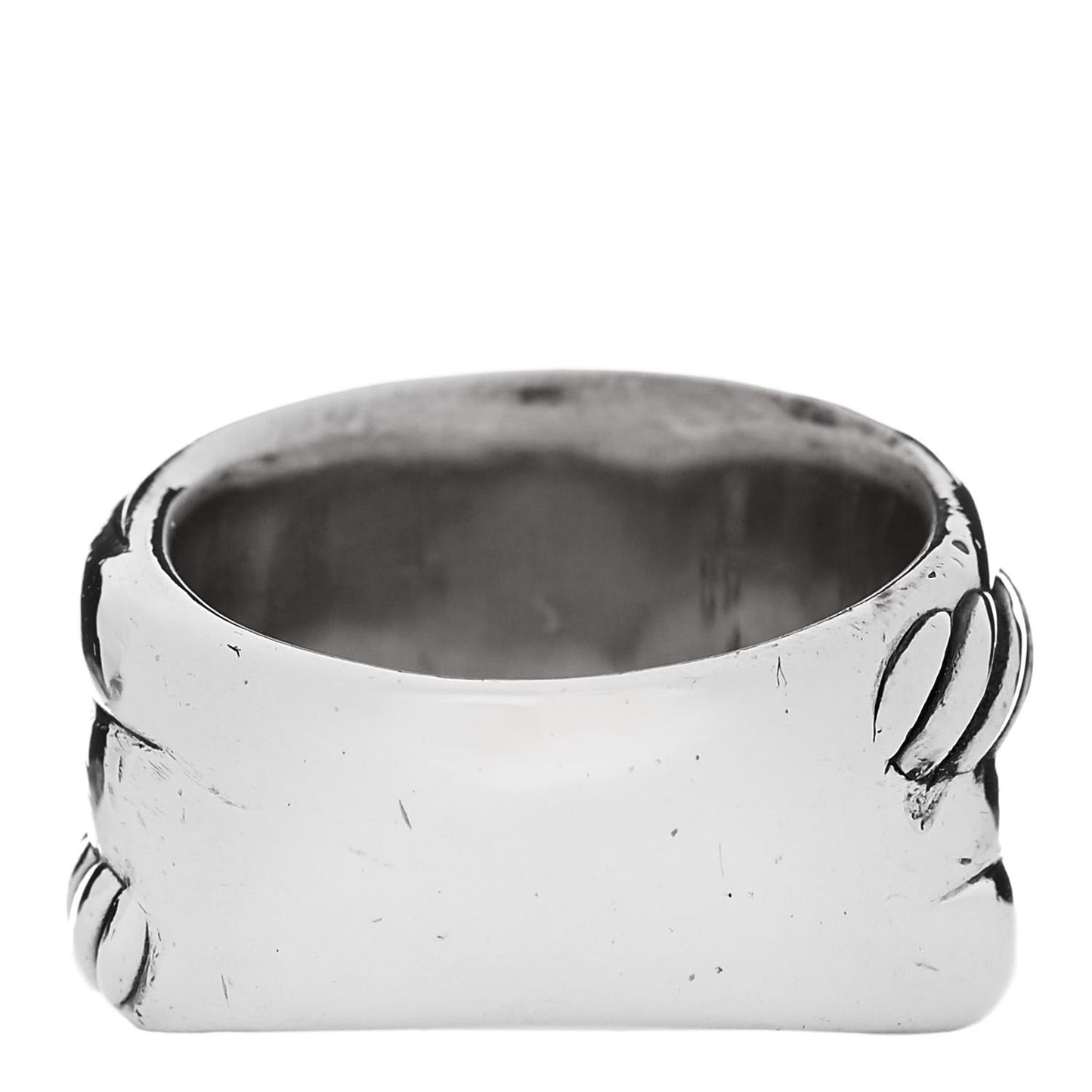 Sterling Silver Wide Cable Ring 54 7