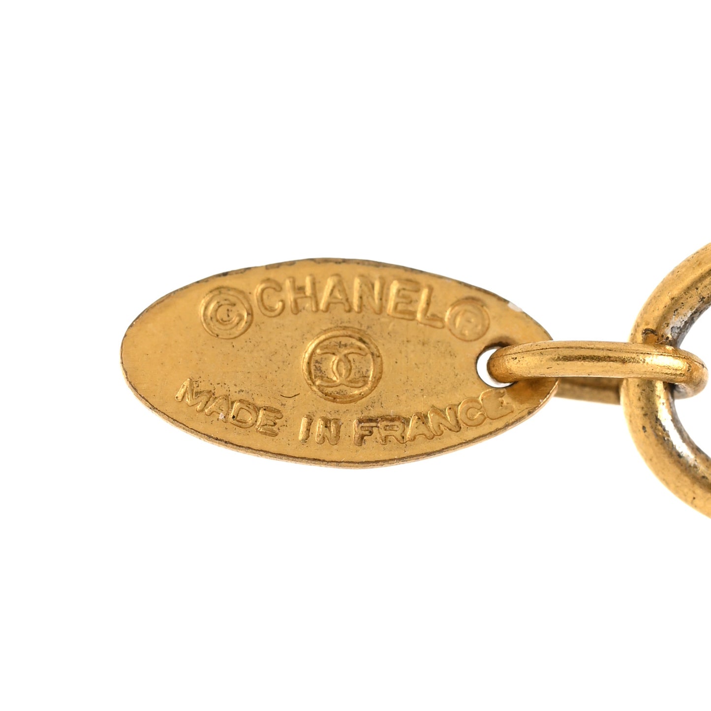 Metal 31 Rue Cambon Paris ID Chain Bracelet Gold