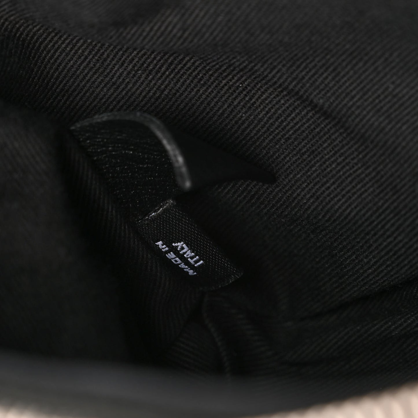 Calfskin Quilted Waist Belt Bag Black