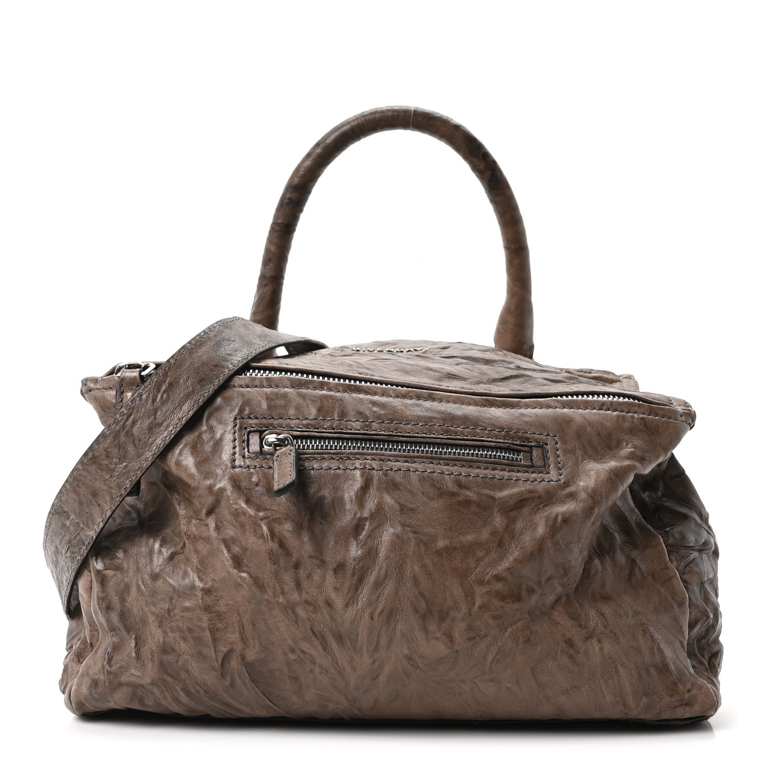 Givenchy Tumbled Sheepskin Medium Pandora Charcoal 1871567