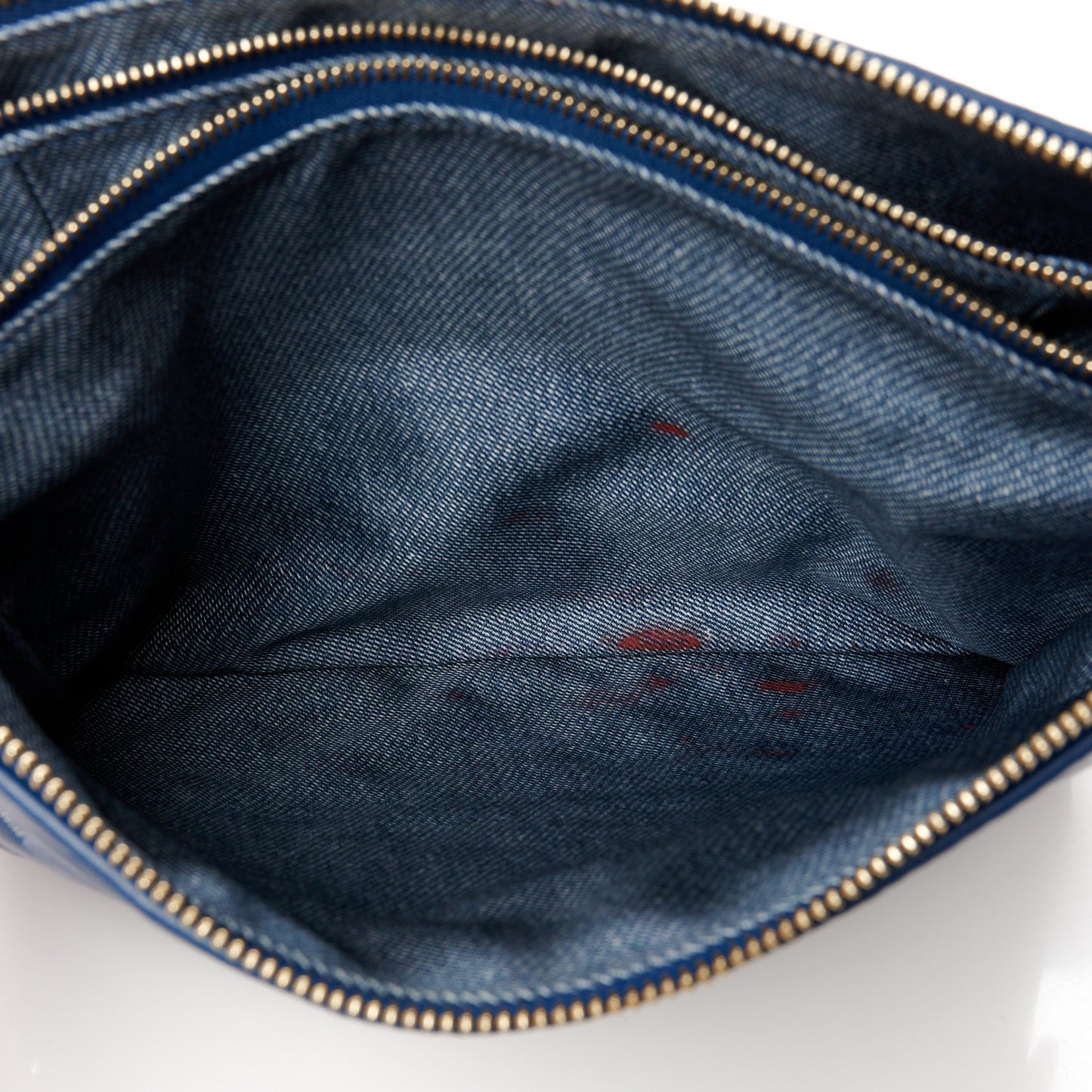 Lambskin Embossed Monogram Coussin PM Denim Blue