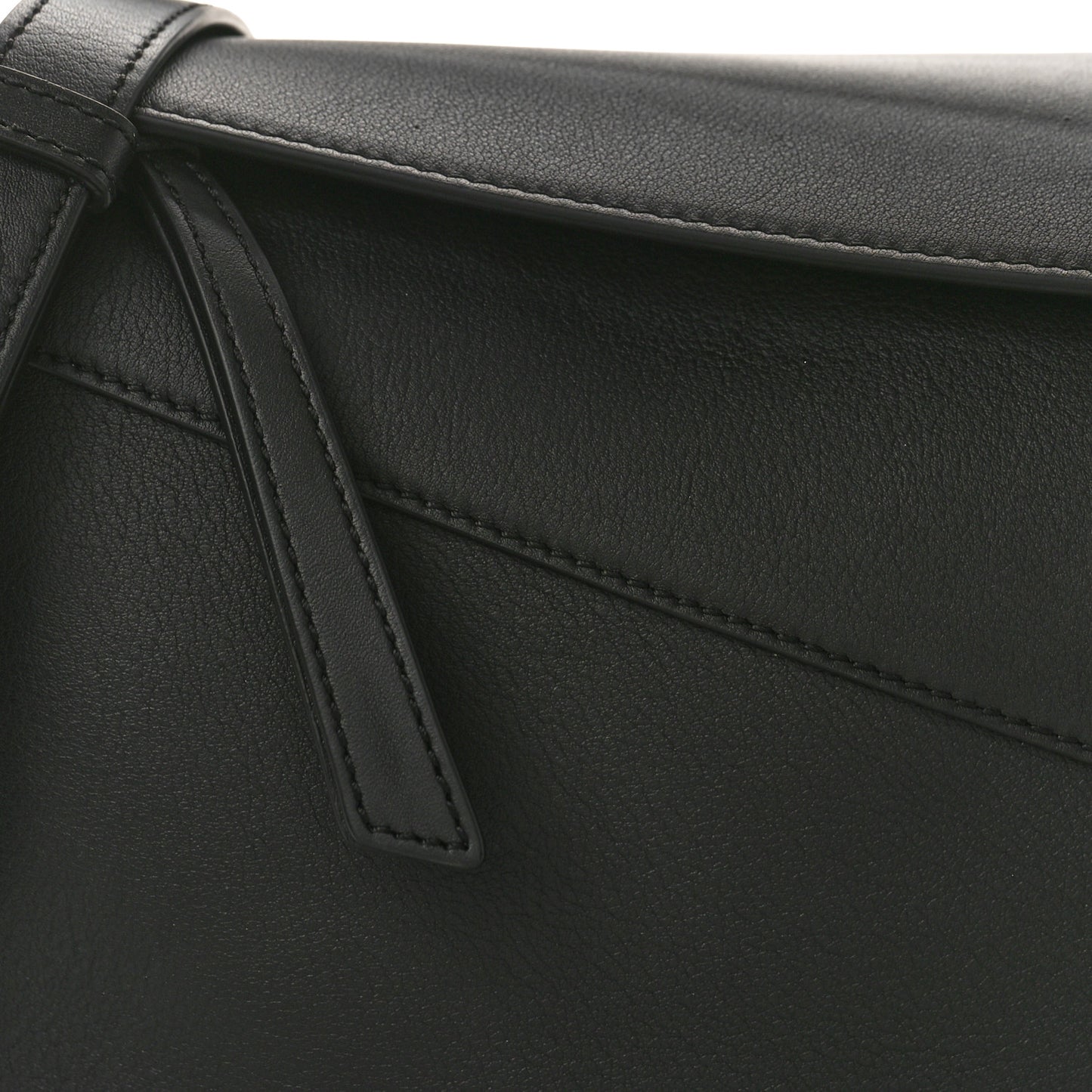 Calfskin Small Puzzle Bag Black