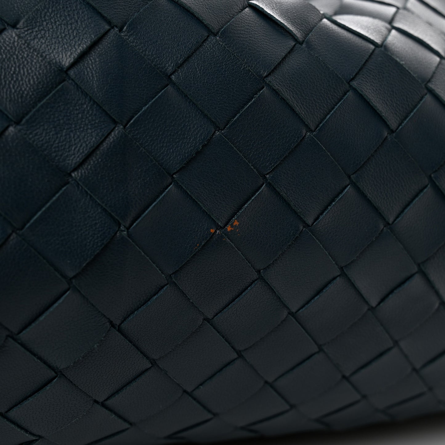 Nappa Maxi Intrecciato The Pouch Oversized Clutch Deep Blue