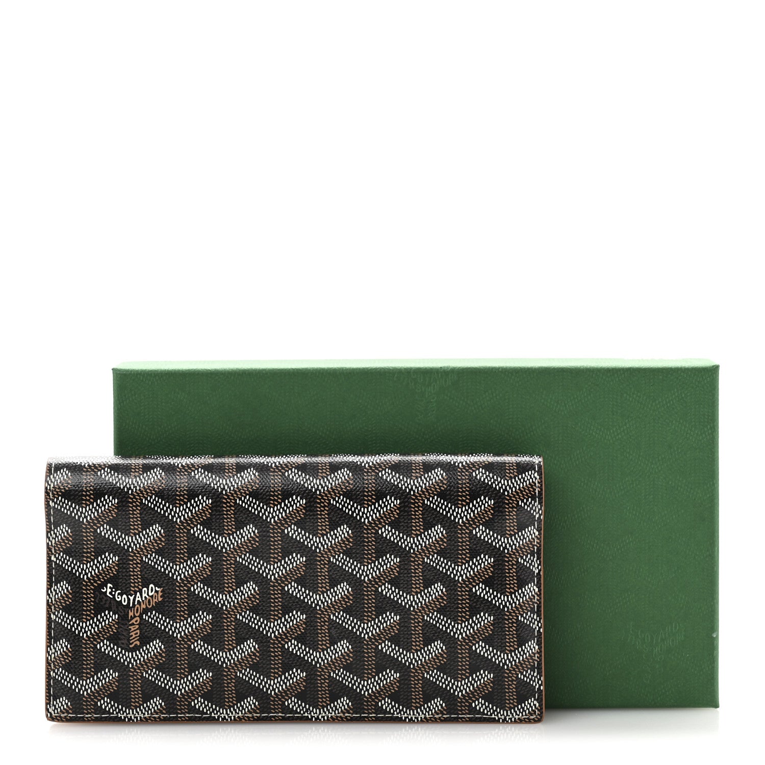 Goyard Goyardine Saint-Lambert Wallet Black Gold 8 of 8