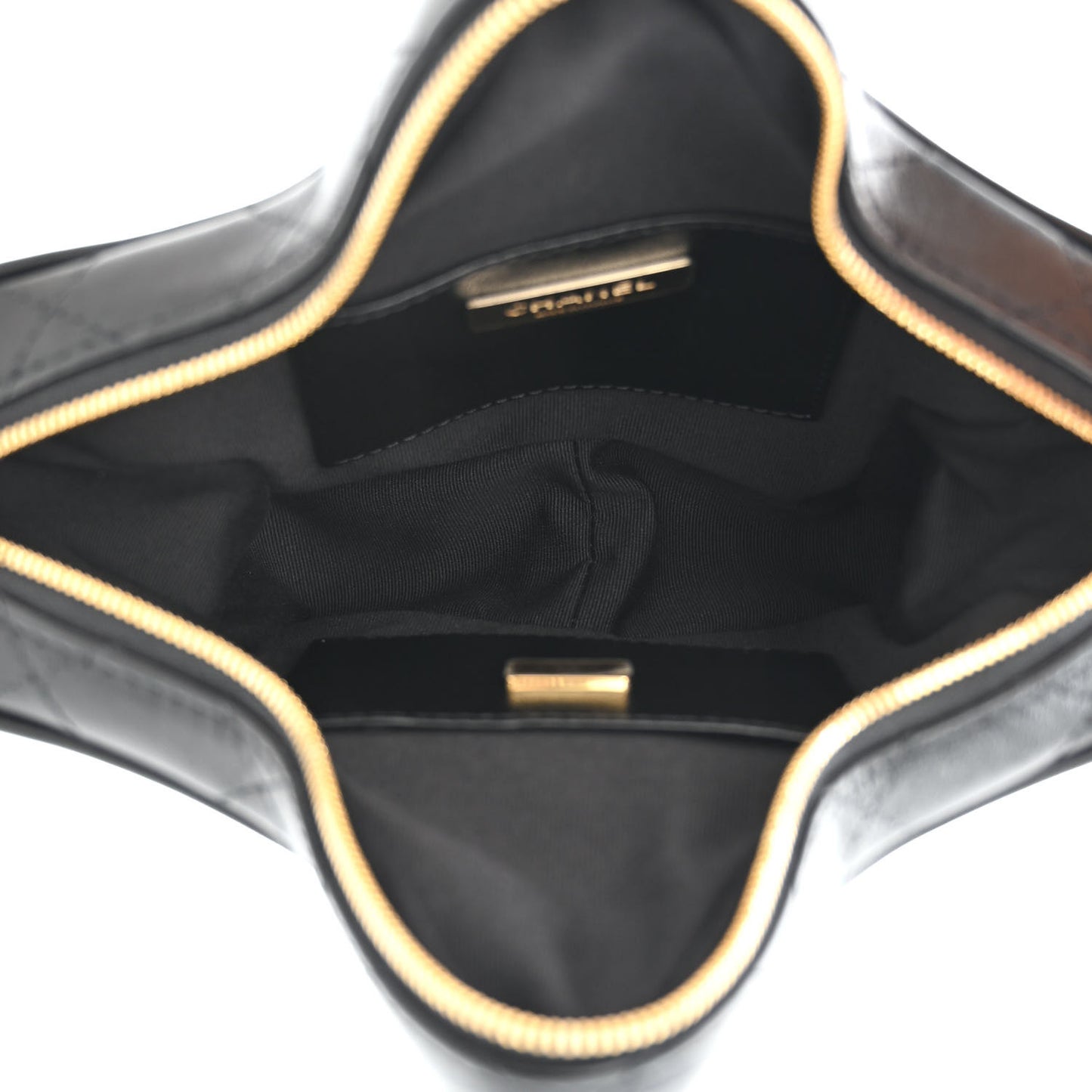 Lambskin Quilted Walk of Fame Star Bag Black
