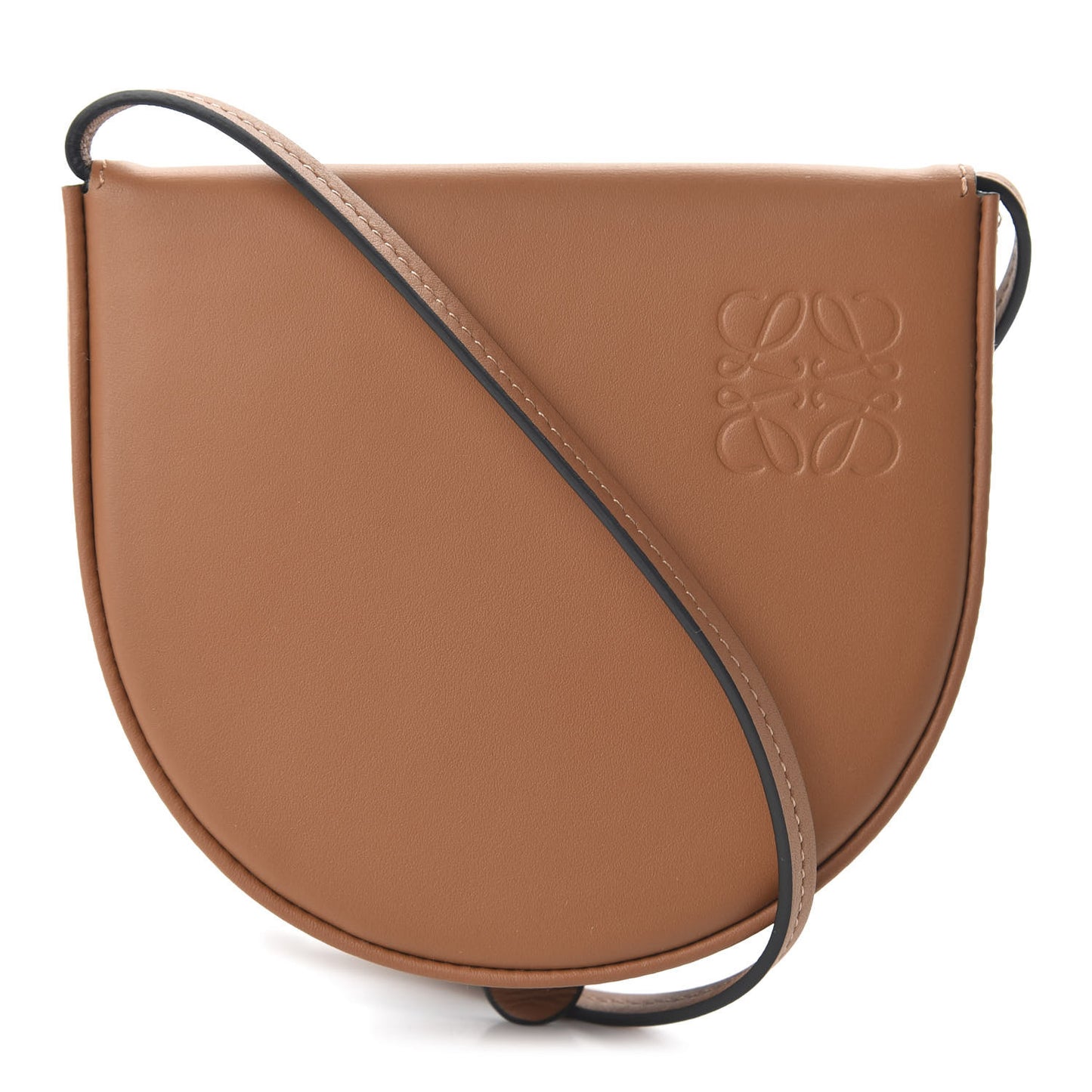 Soft Calfskin Small Heel Bag Tan