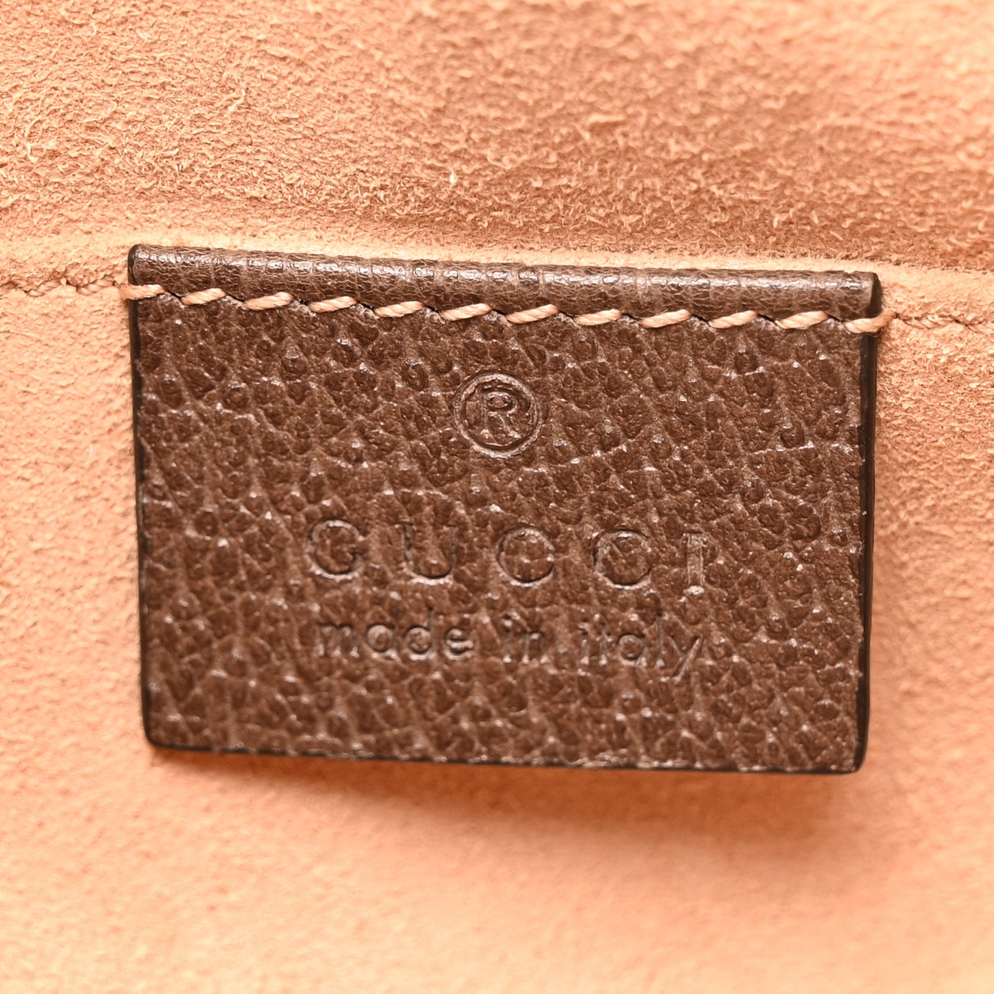 GG Supreme Monogram Web Mini Ophidia Shoulder Bag Brown