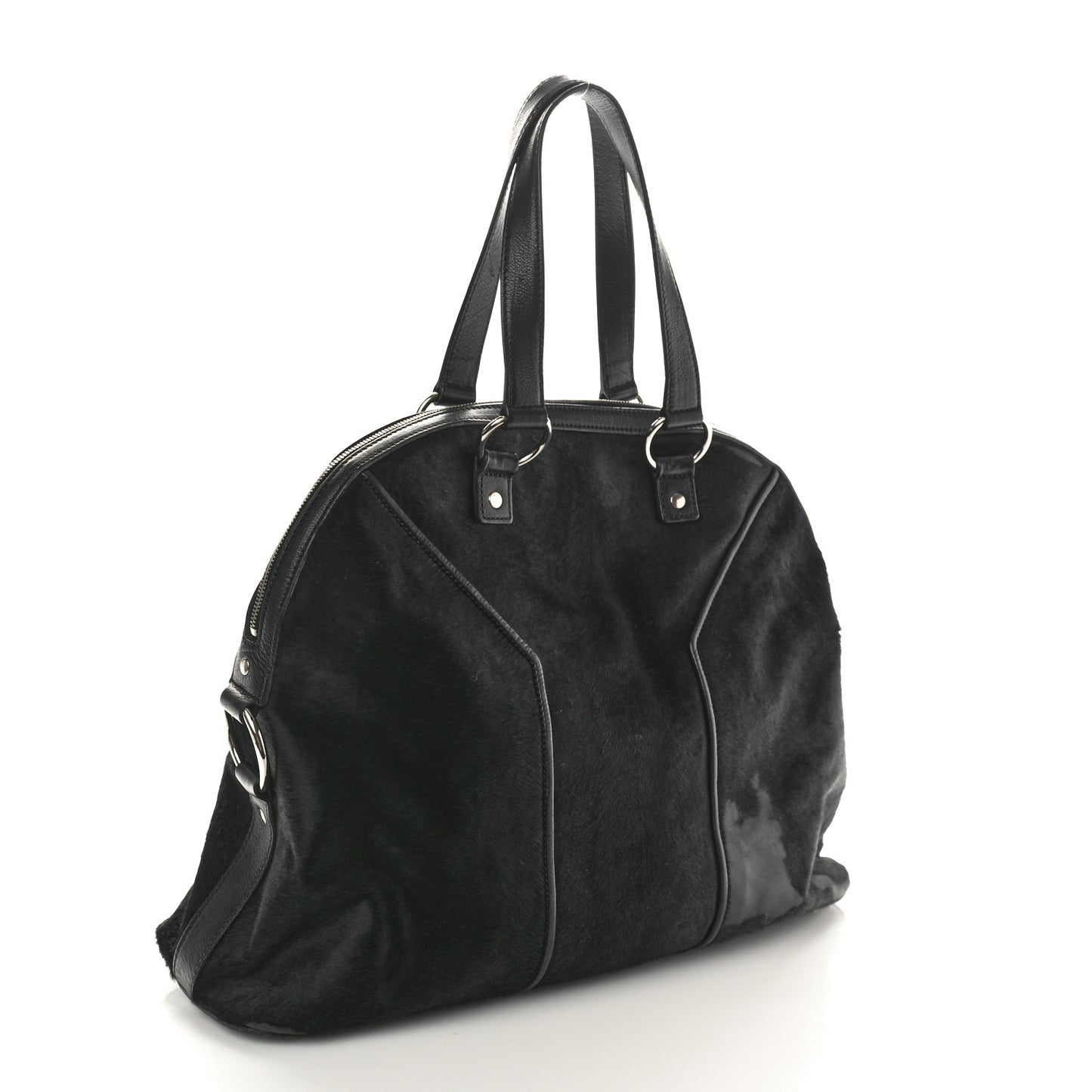 Calf Hair Large Muse Black