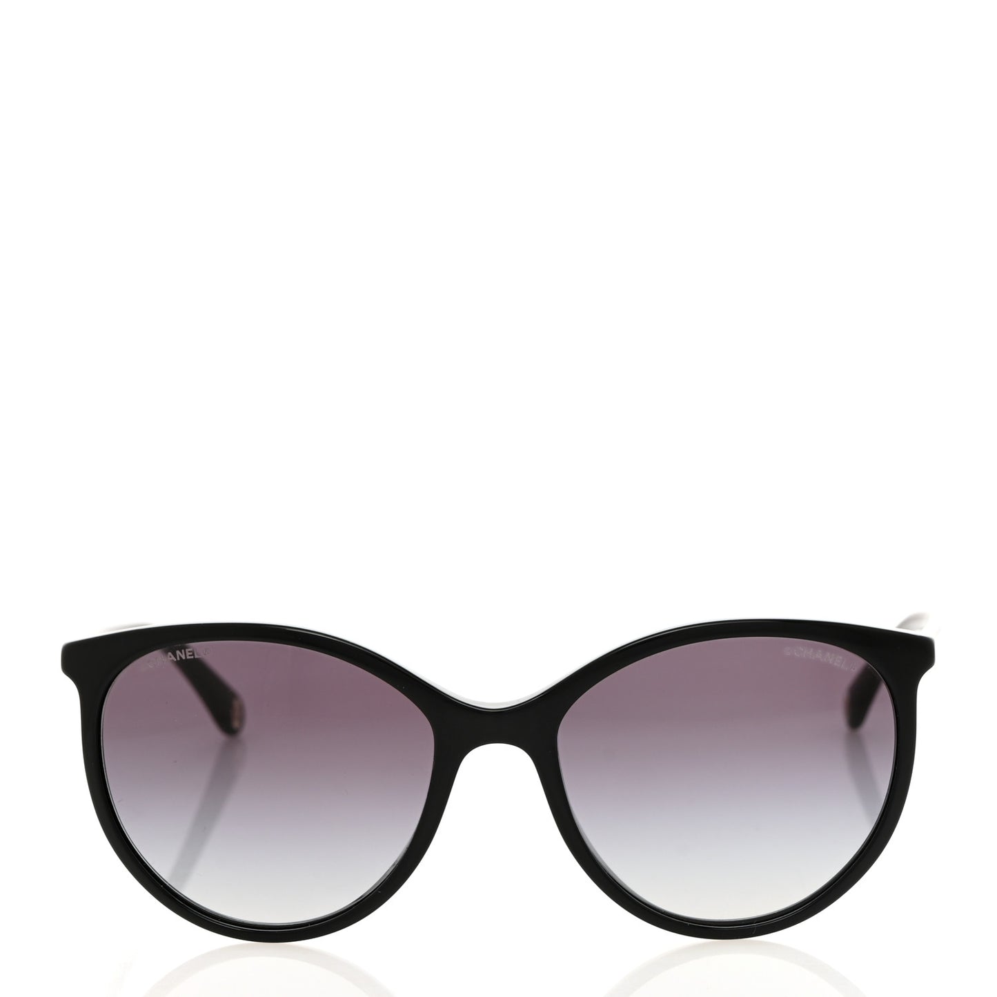 Acetate Pantos Cat Eye Sunglasses 5448 Black