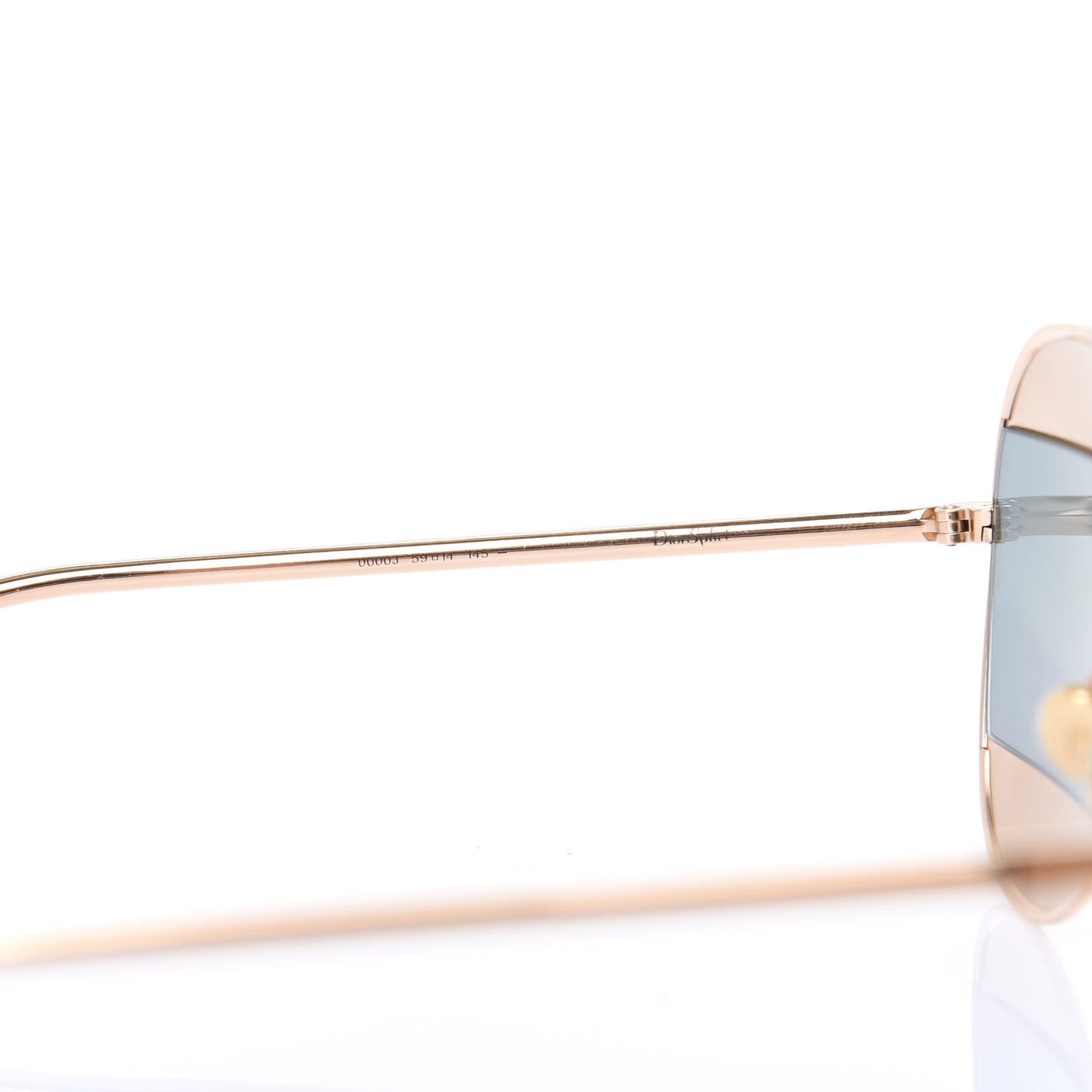 Split 1 Aviator Sunglasses Rose Gold