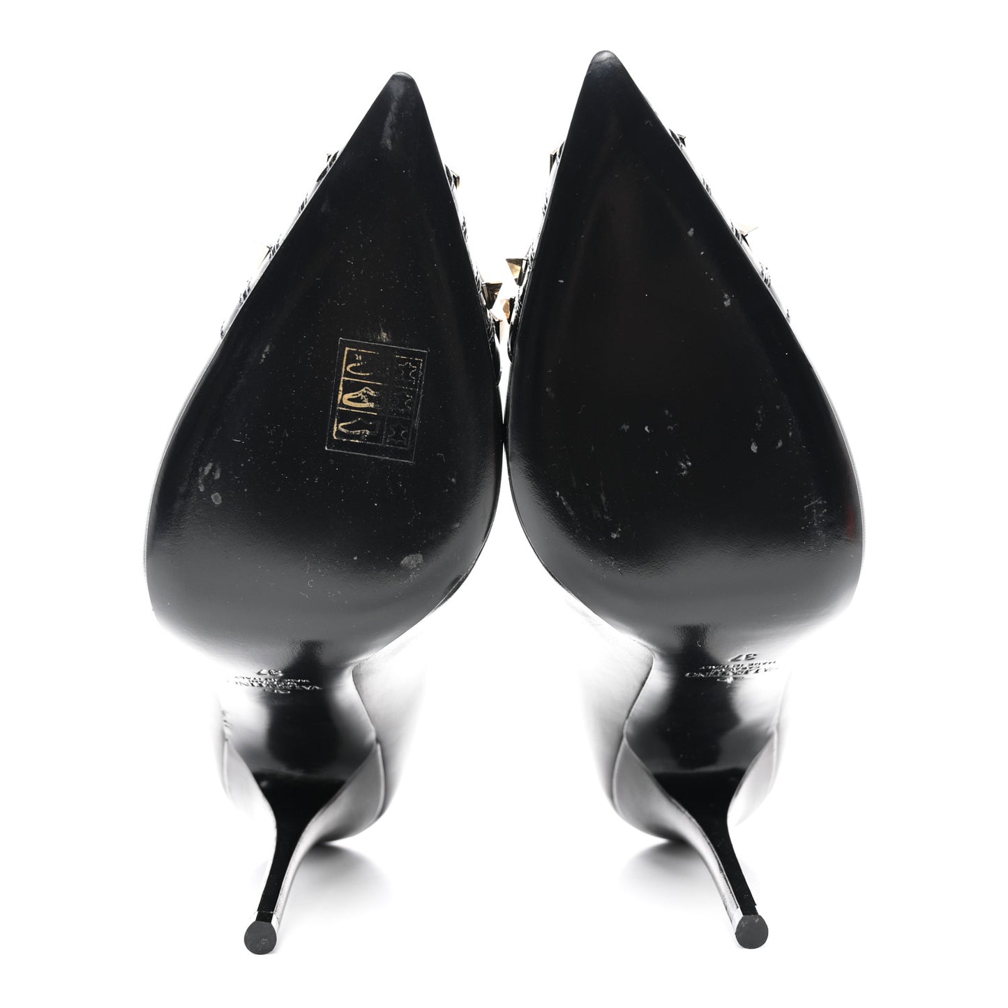 Kidskin Rockstud Alcove 110mm Pumps 37 Black
