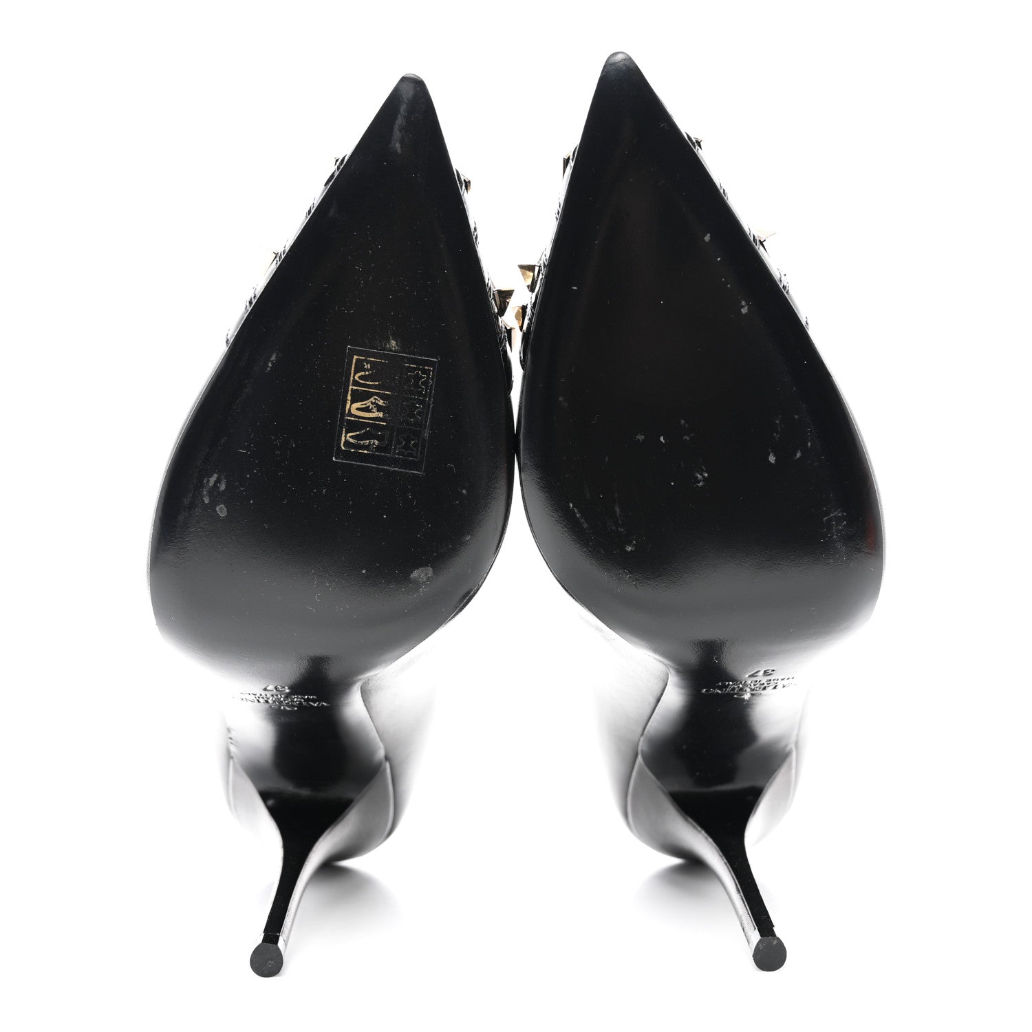 Valentino Garavani Kidskin Rockstud Alcove 110mm Pumps 37 Black 5 of 11