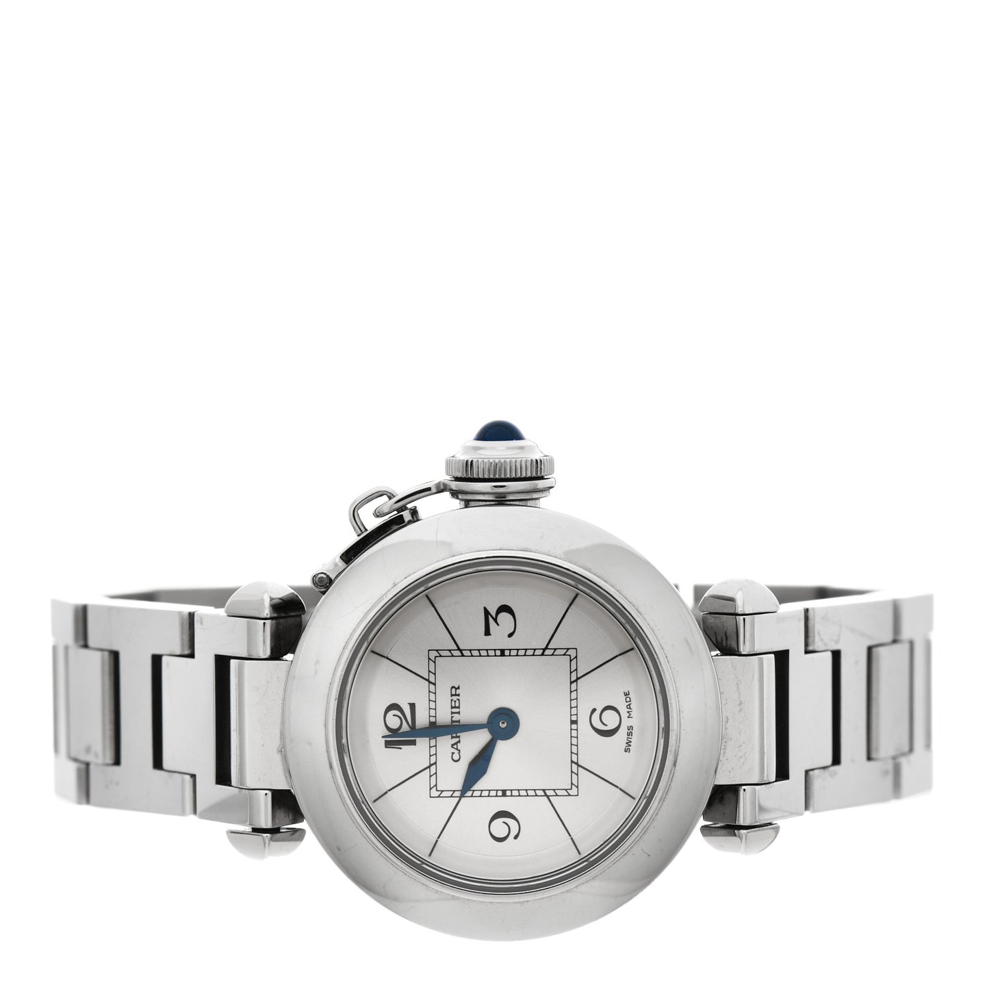 Stainless Steel 27mm Miss Pasha Quartz Watch Silver
