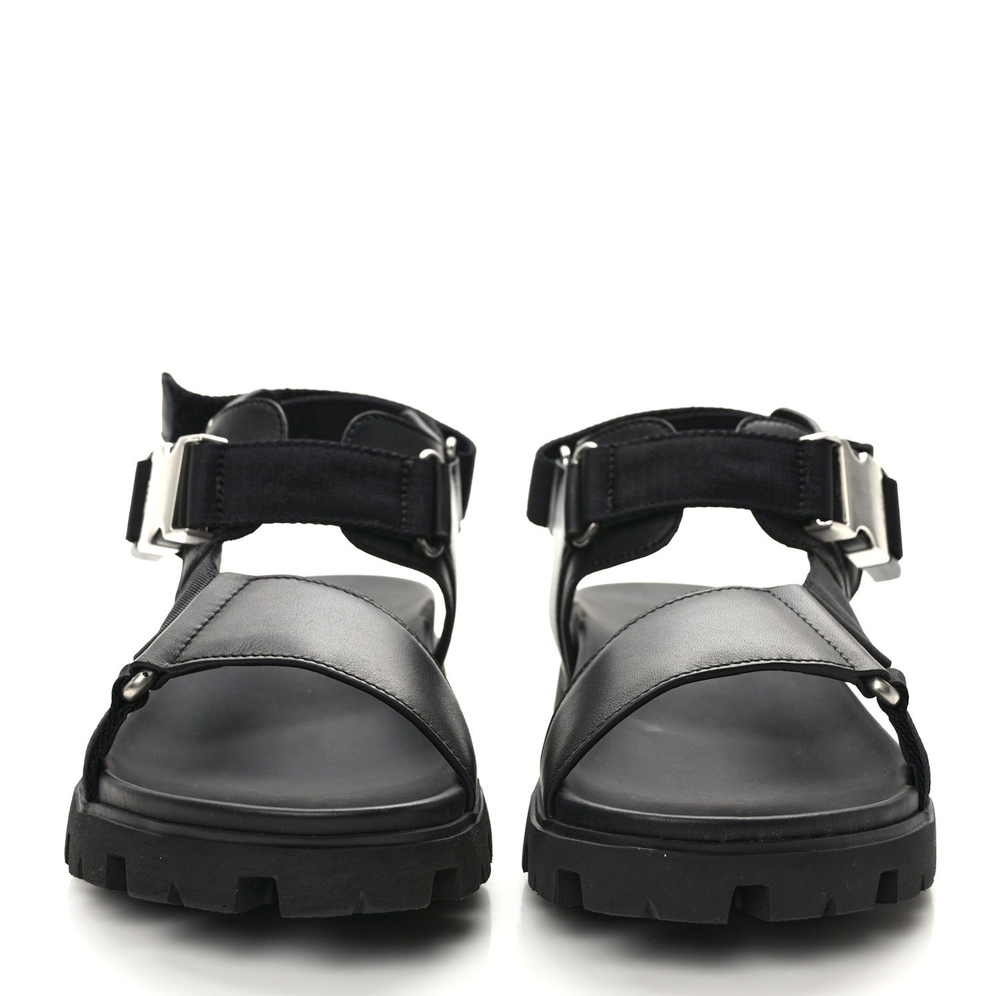Re-Nylon Sporty Tape Mens Sandals 6 Black