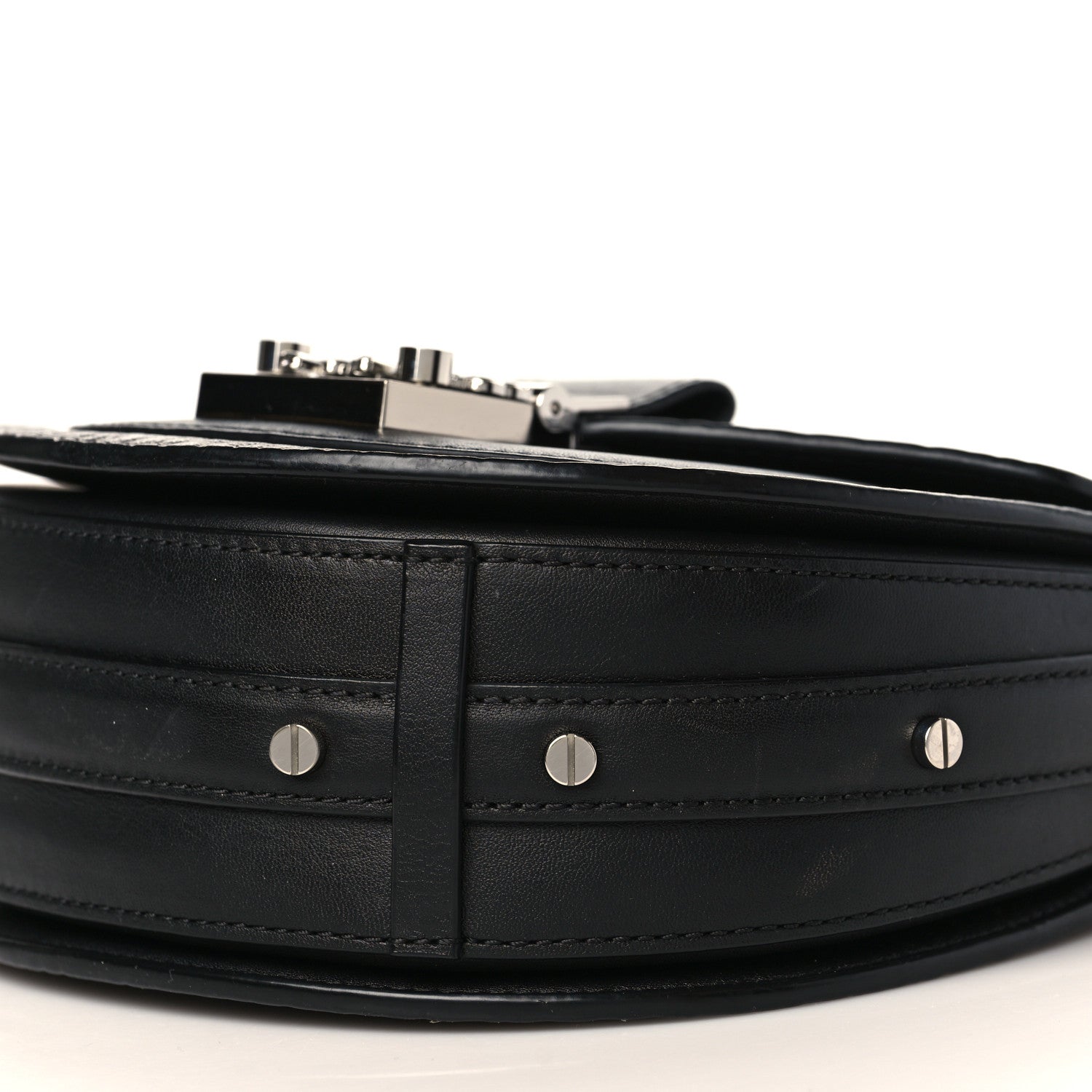 MCM Visetos Mini Patricia Crossbody Bag Black 7 of 7
