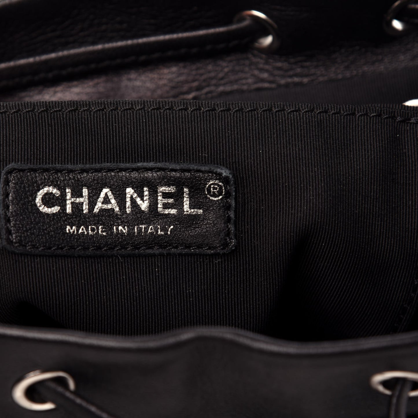 Lambskin Quilted Small Urban Spirit Backpack Black
