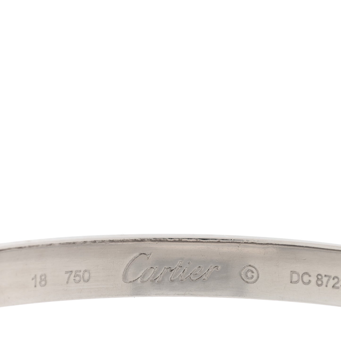 18K White Gold LOVE Bracelet 18