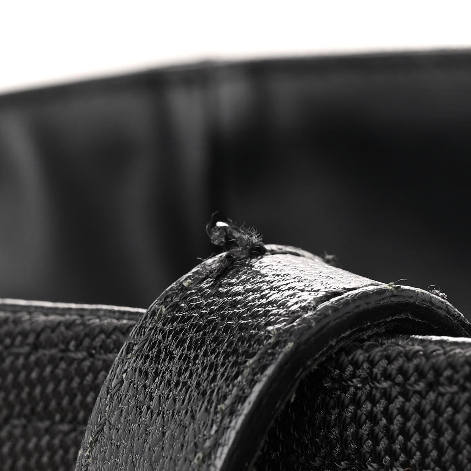 Chanel Coated Canvas Quilted Large Paris Biarritz Tote Black 16 of 16