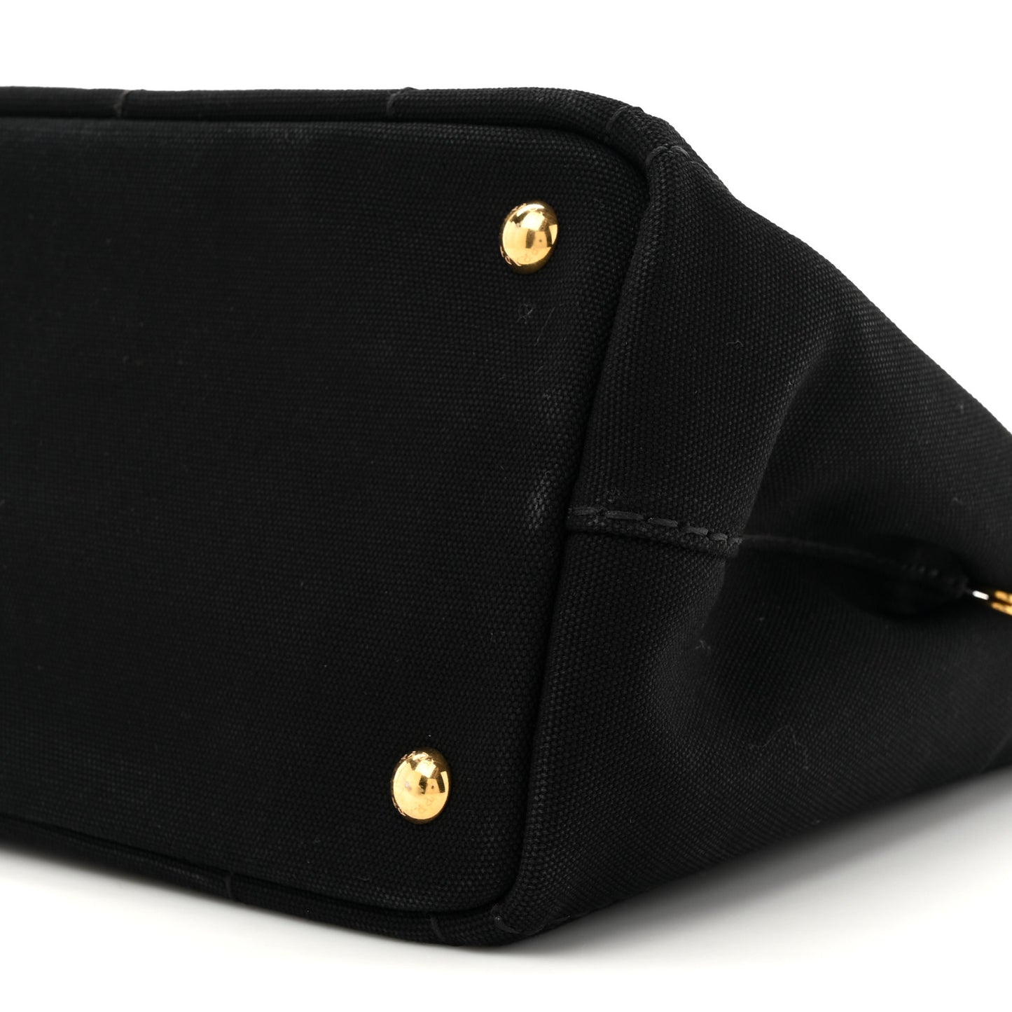 Canapa Small Logo Tote Black Talco