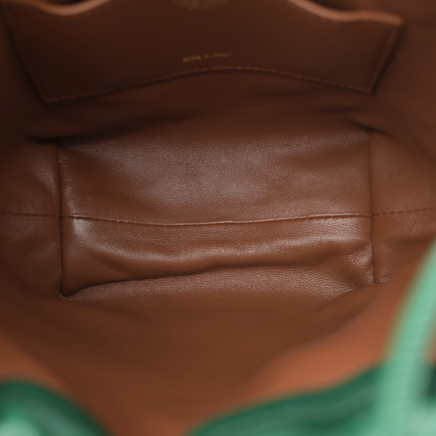 Valentino Garavani Nappa Mini Vlogo Pouf Bucket Bag Amazon Green 5 of 11