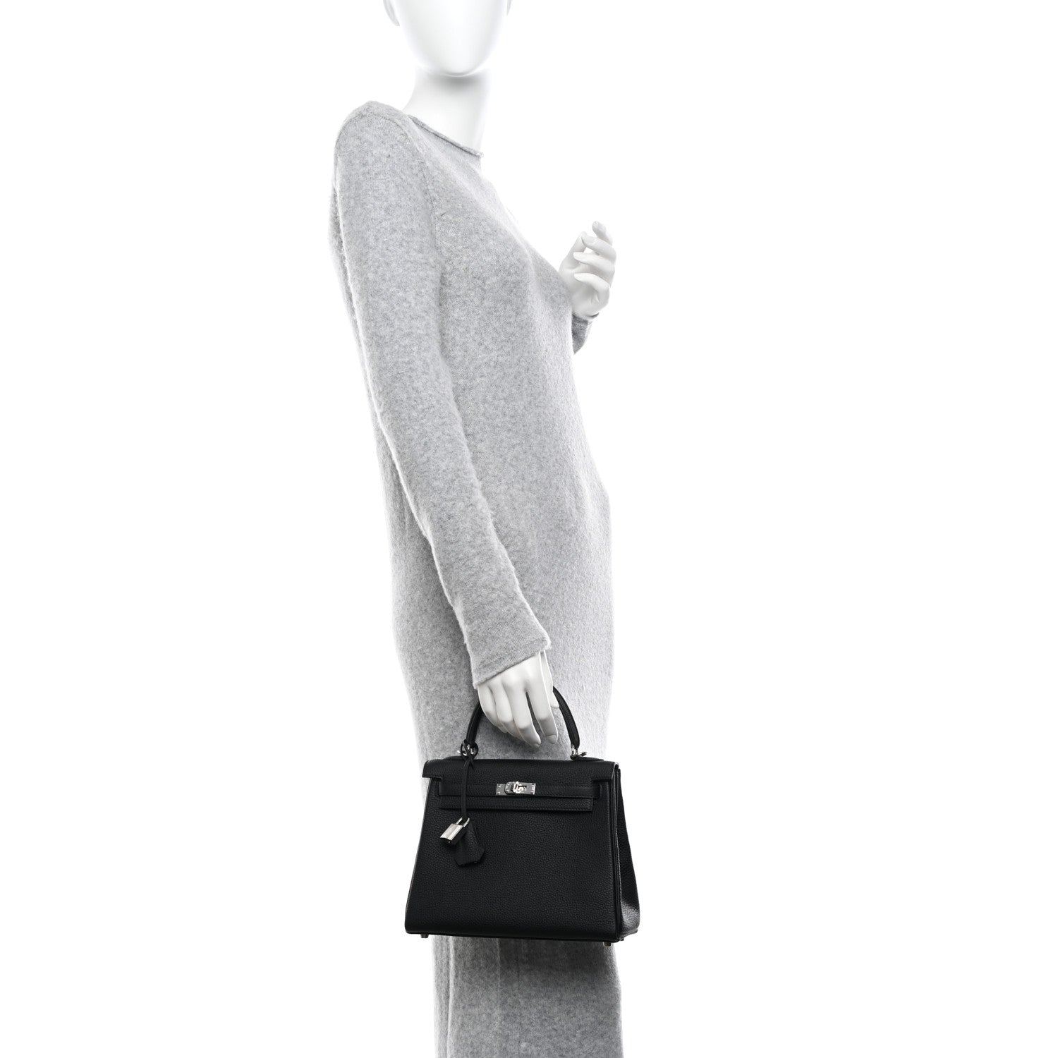 Hermes Togo Kelly Retourne 25 Black 2 of 10