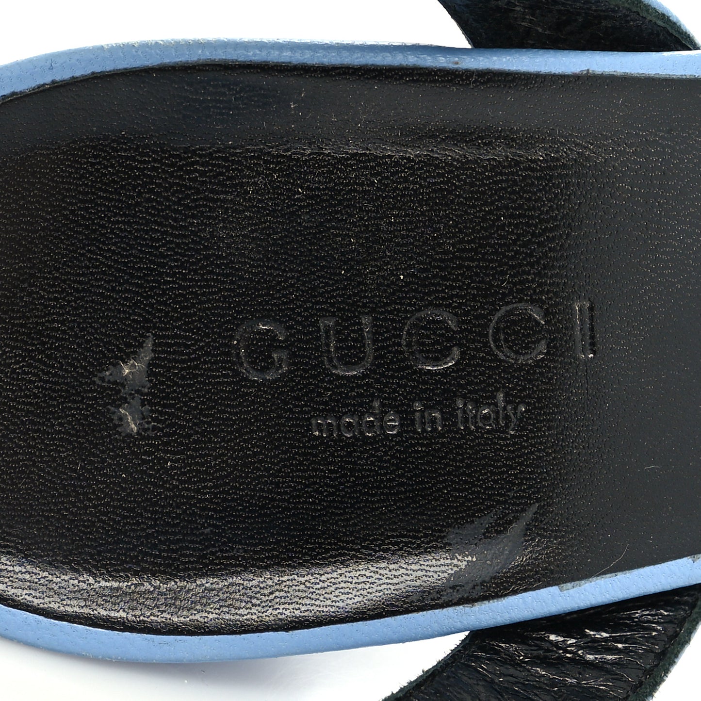 Malaga Kid Studded Leila Ankle Strap Platform Sandals 36.5 Blue