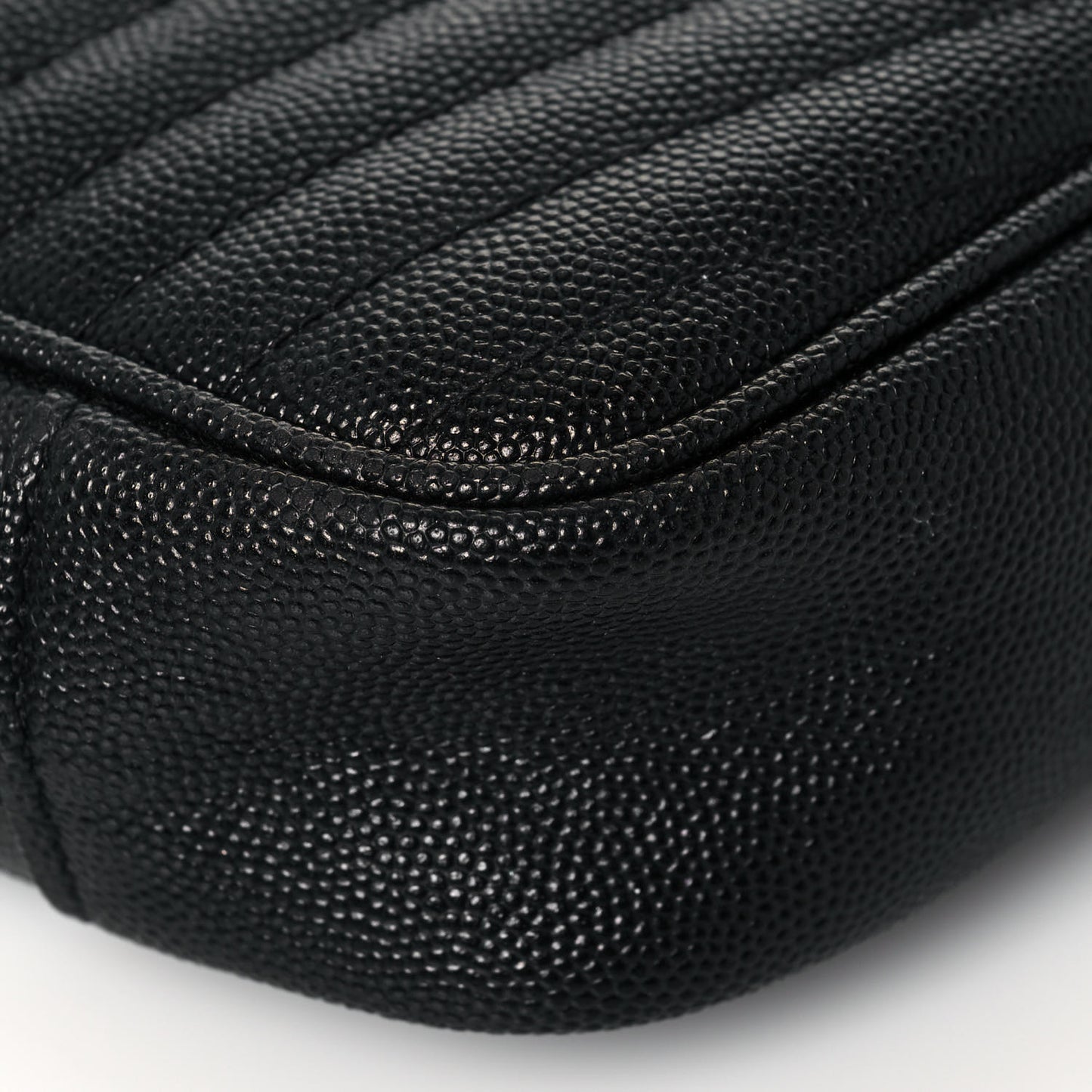 Grain De Poudre Matelasse Monogram Mini Lou Camera Bag Black