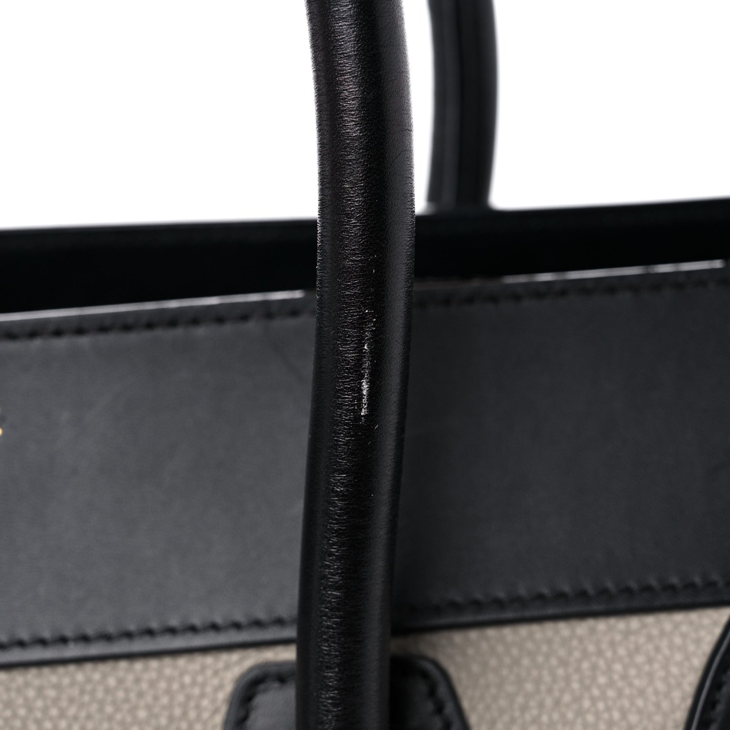 Celine Baby Grained Calfskin Nubuck Mini Tri-Color Luggage Khaki 17 of 24
