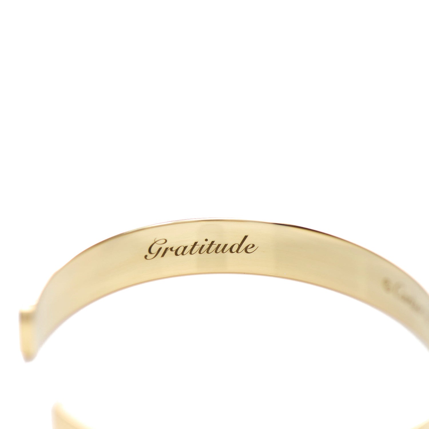 Cartier 18K Yellow Gold LOVE Cuff Bracelet 16 4 of 5