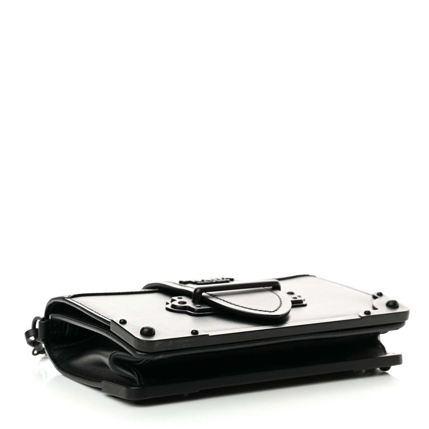 City Calfskin Saffiano Cahier Bag Black