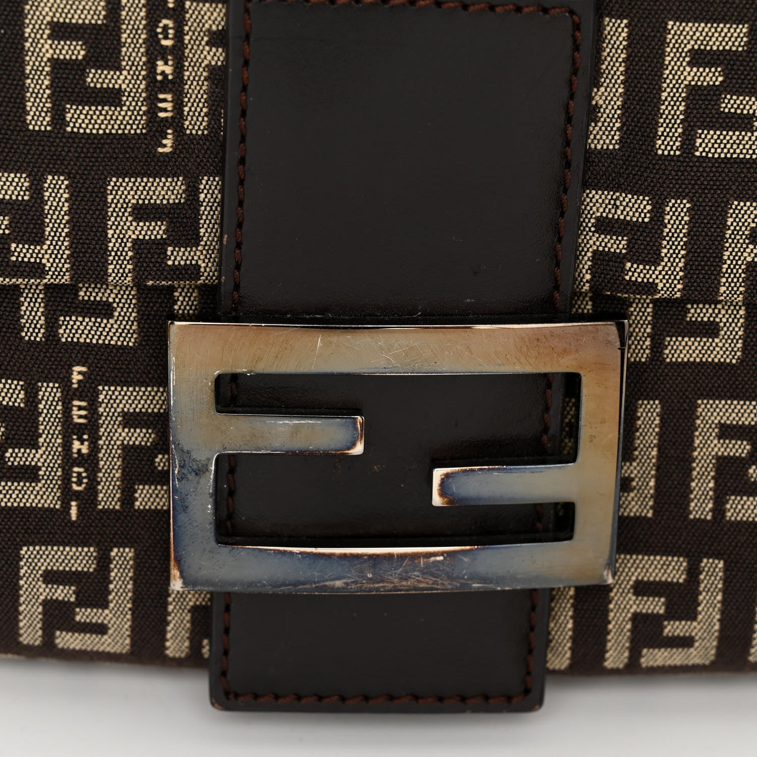 Fendi Zucchino Baguette Tobacco 10 of 10