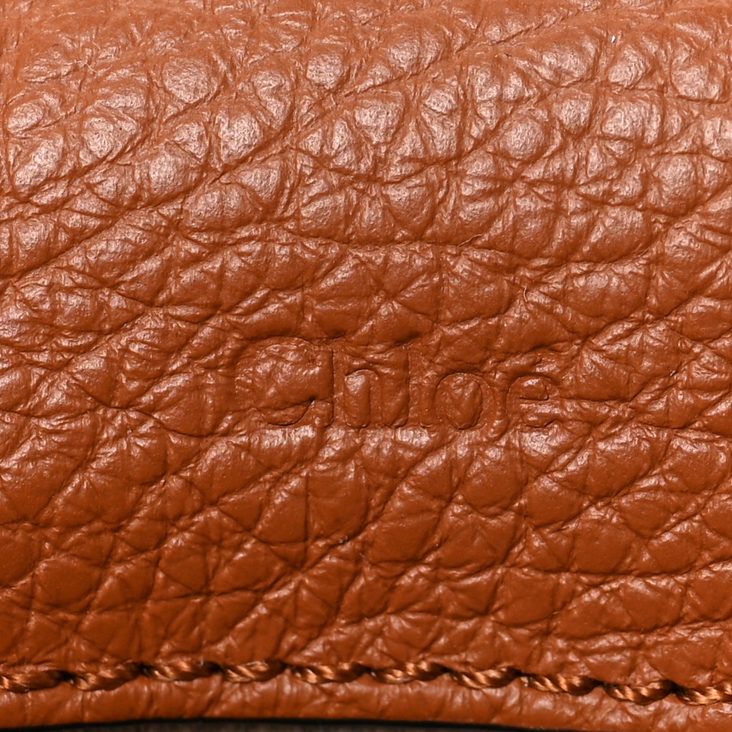Calfskin Nano Marcie Saddle Bag Tan