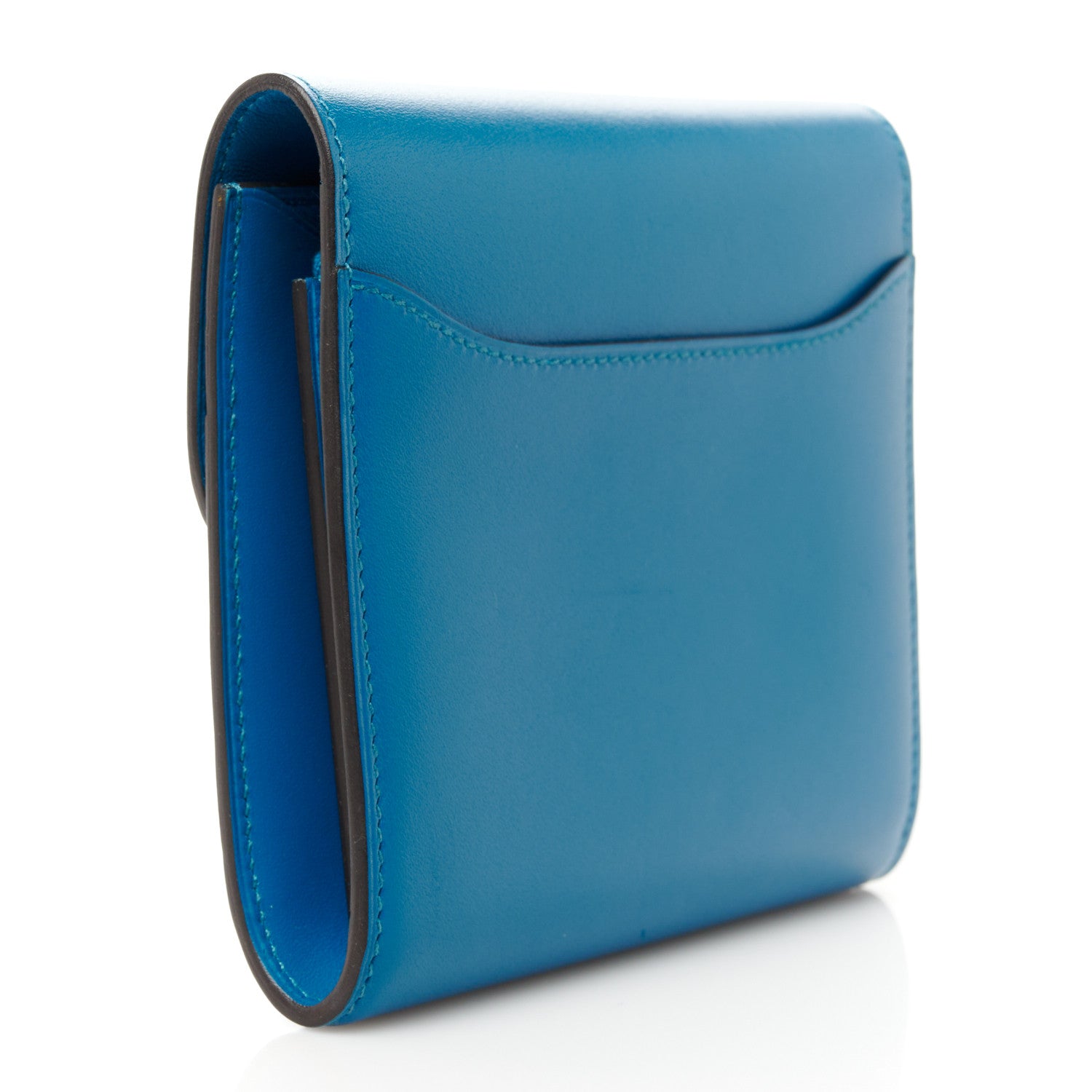 Hermes Allegro Constance Short Wallet Bleu Izmir 3 of 8